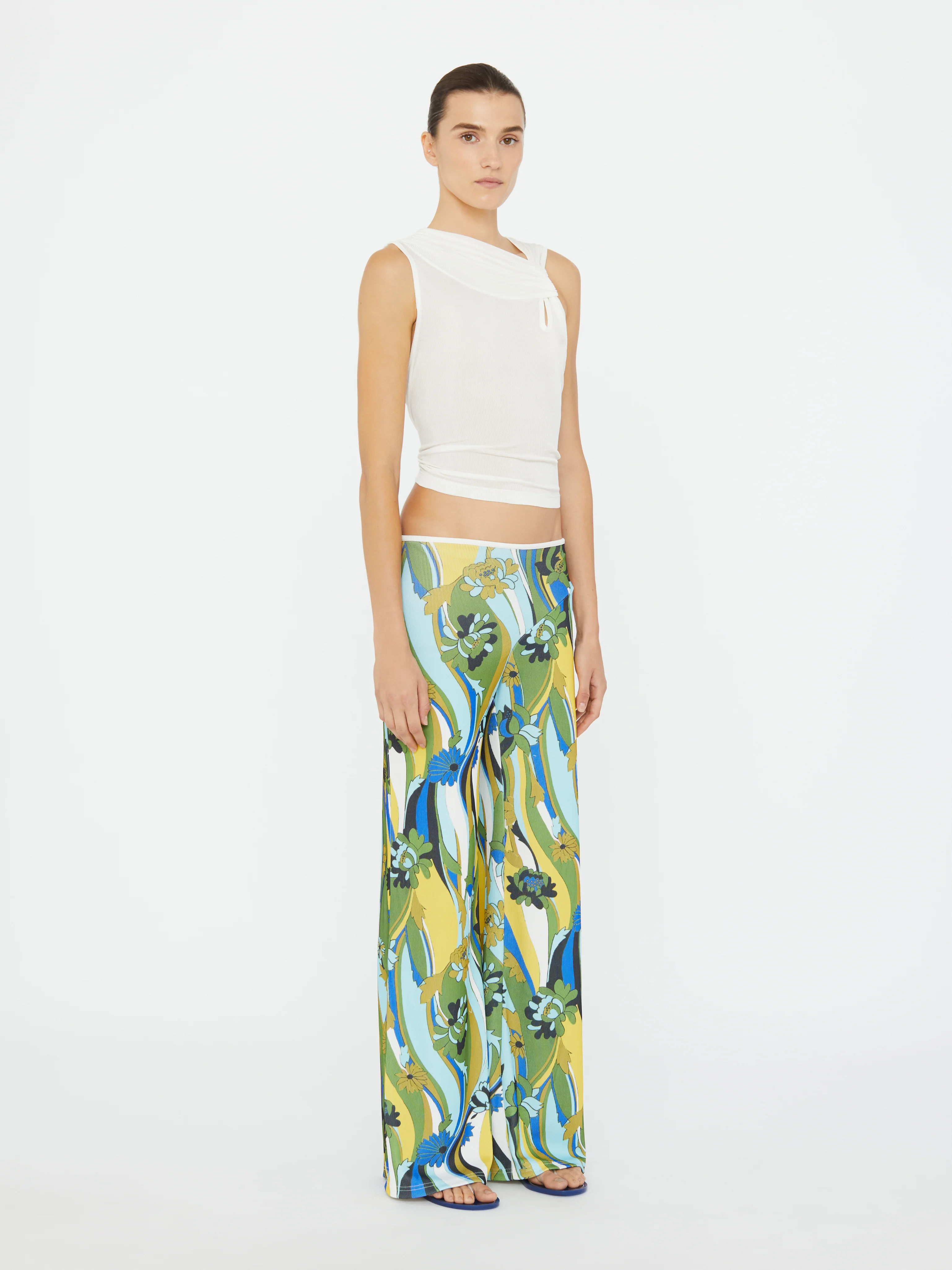 Acidic Floral Rib Pant - Image 2