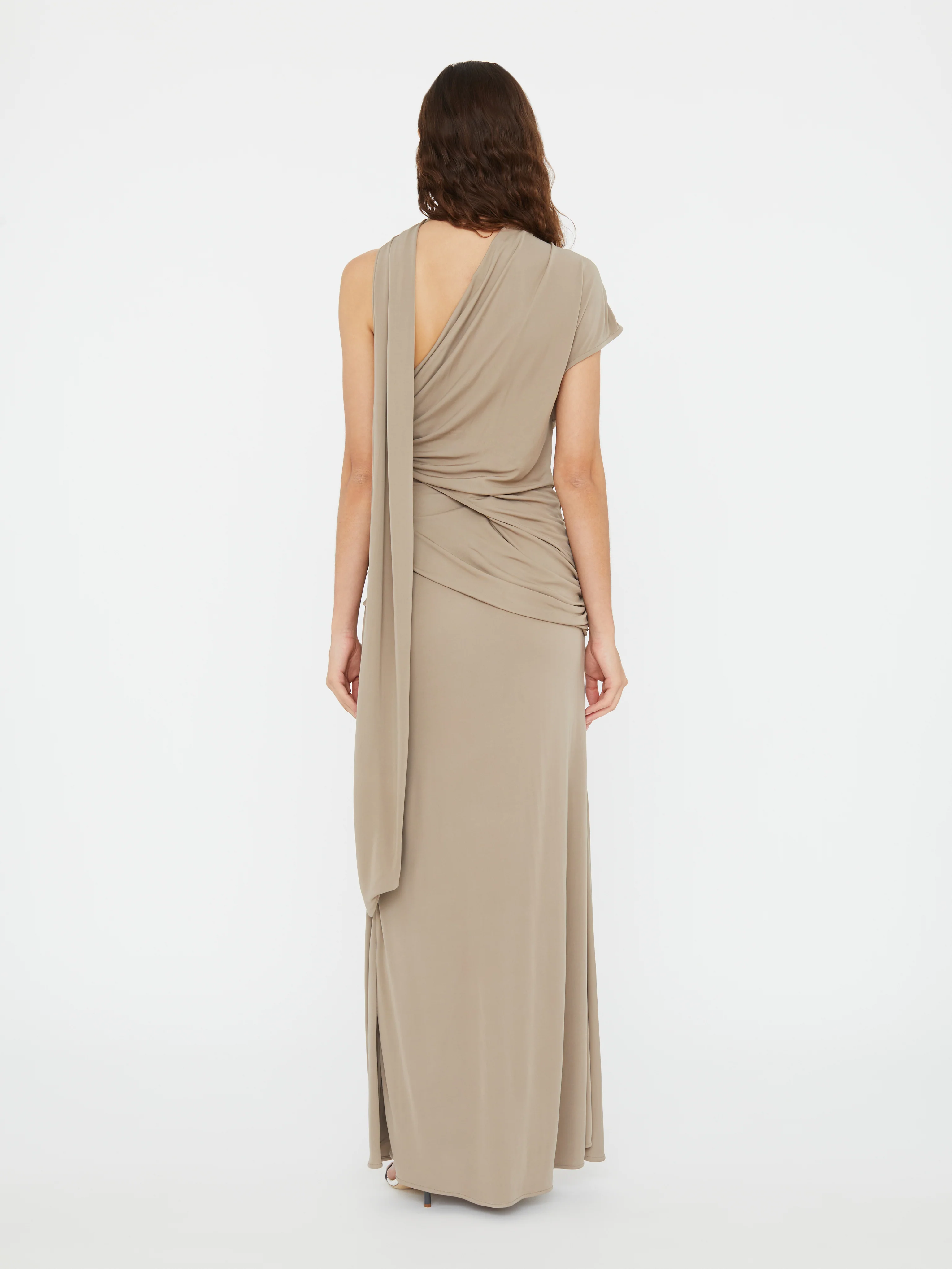 Aiba Draped Jersey Skirt - Image 4