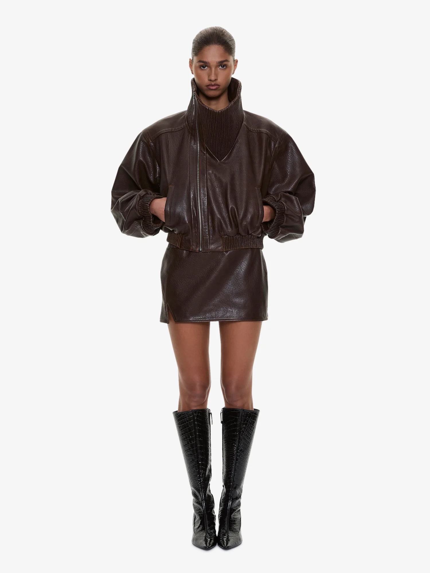 Alfie Leather Mini Skirt