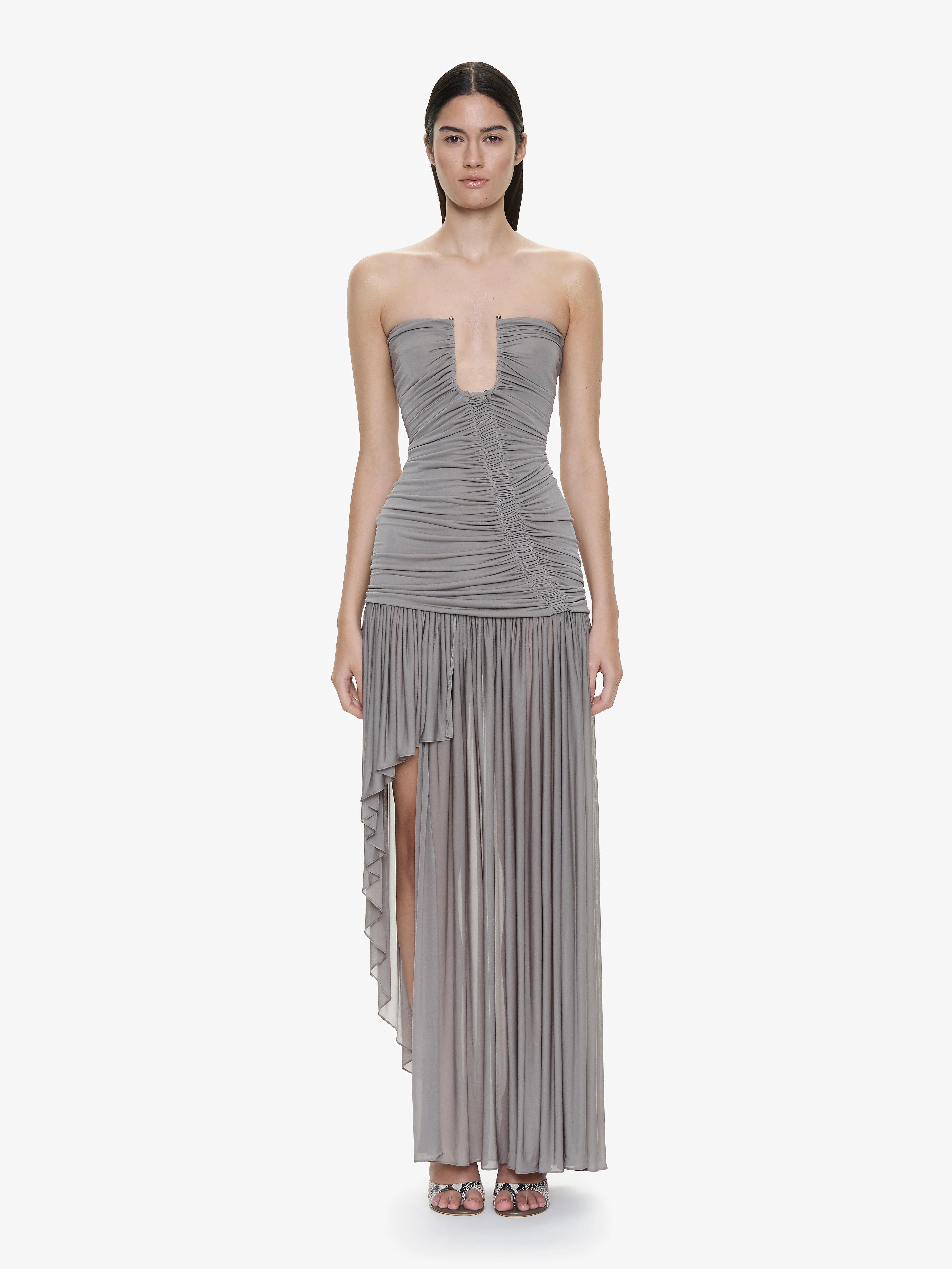 Arced Orion Strapless Gown - Image 2