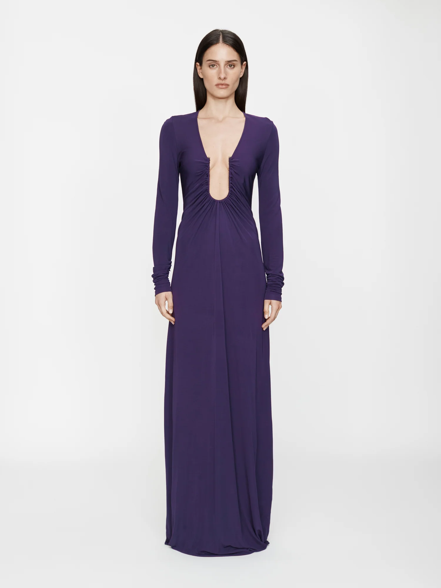 Arced Palm Long Sleeve Dress