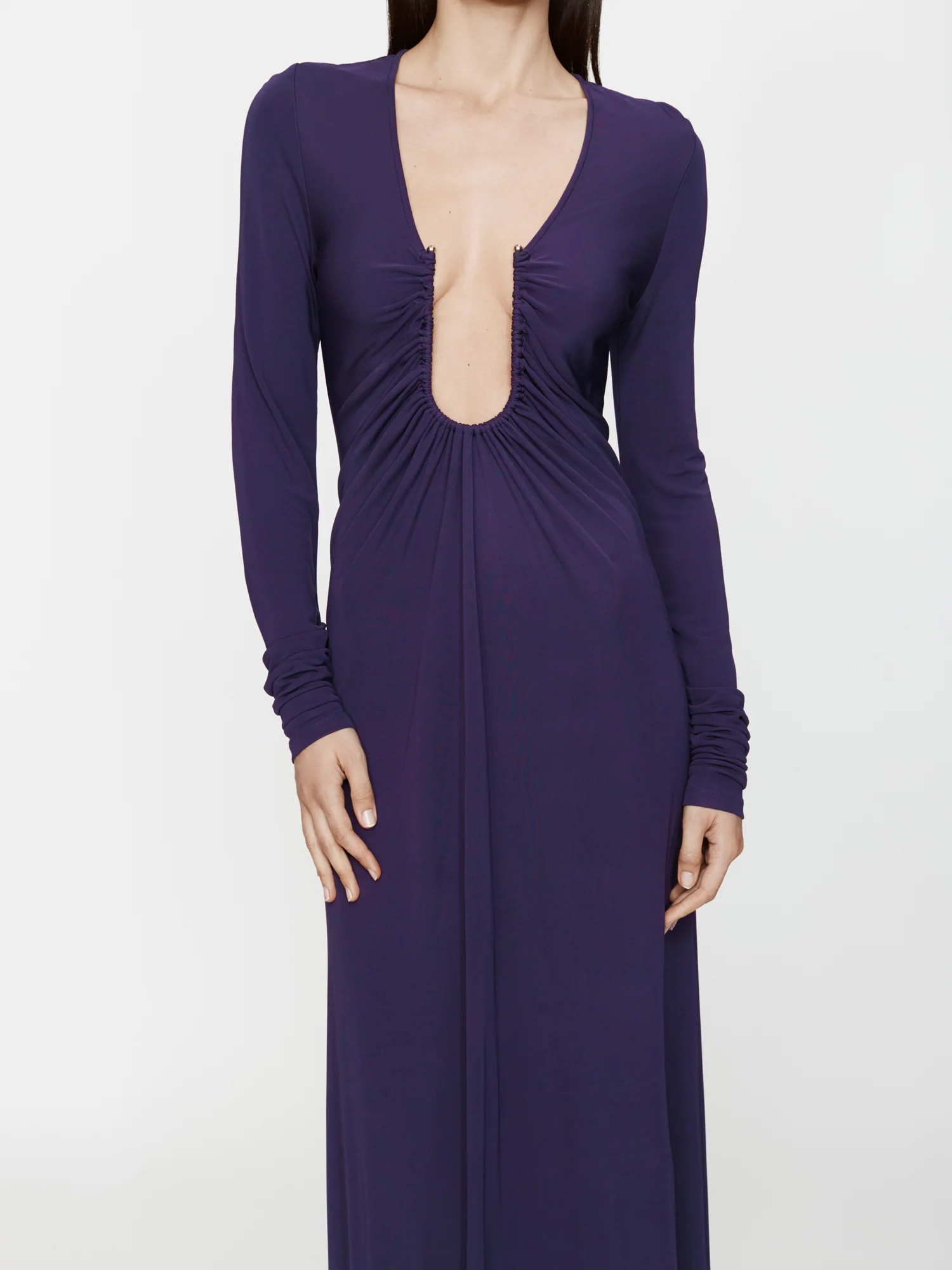 Arced Palm Long Sleeve Dress - Image 2