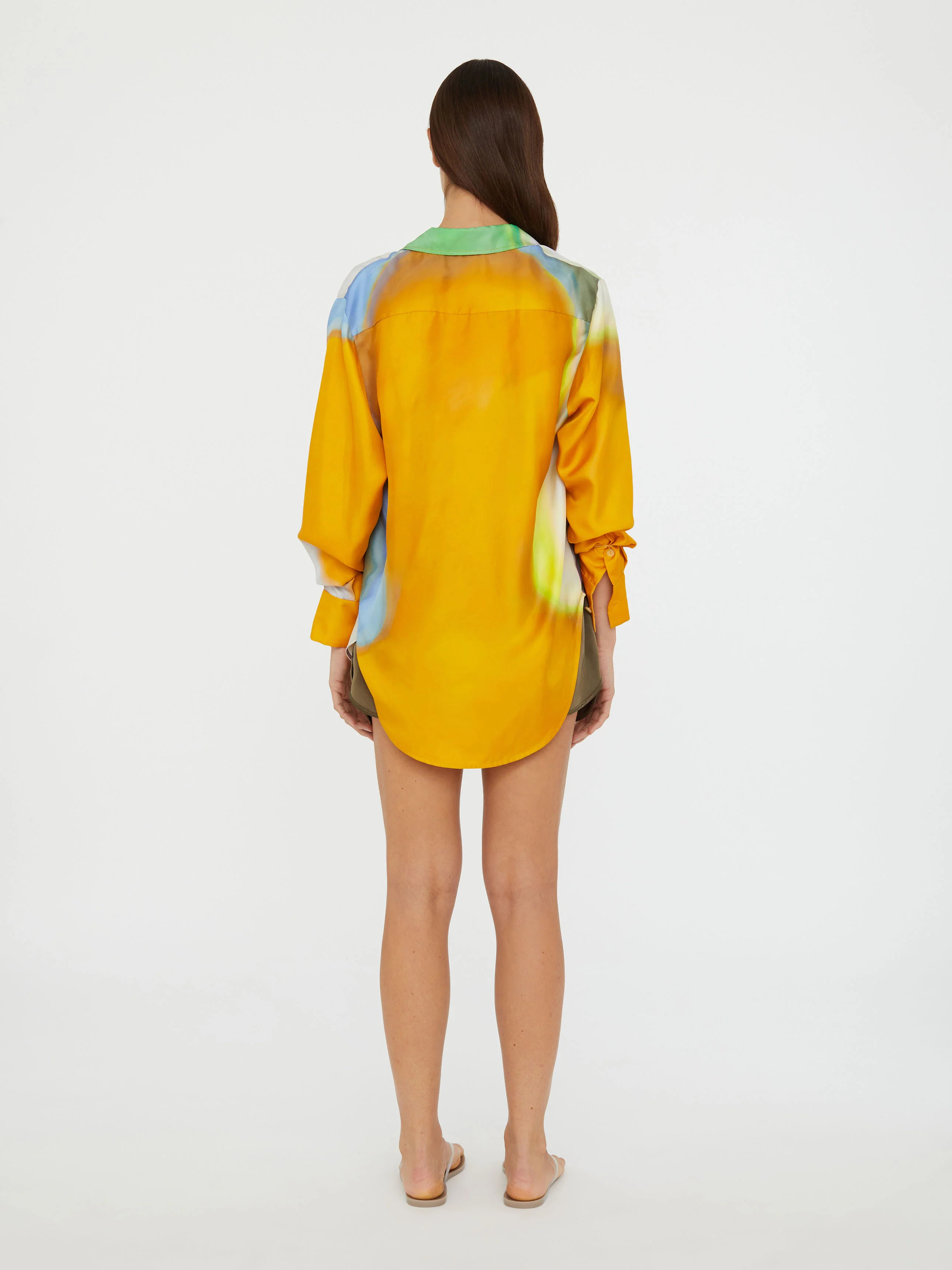 Aura Silk Slim Shirt - Image 4