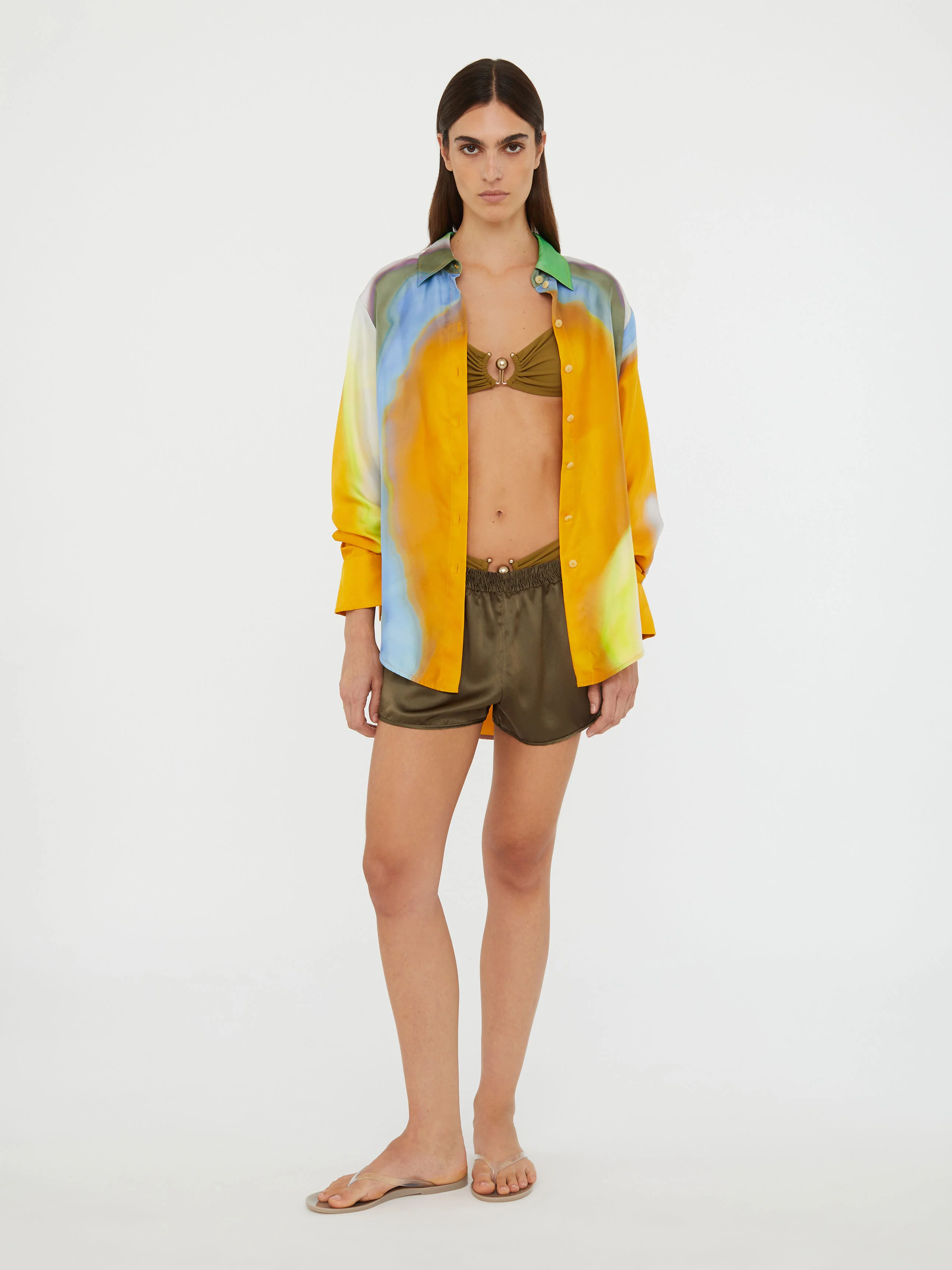 Aura Silk Slim Shirt - Image 5