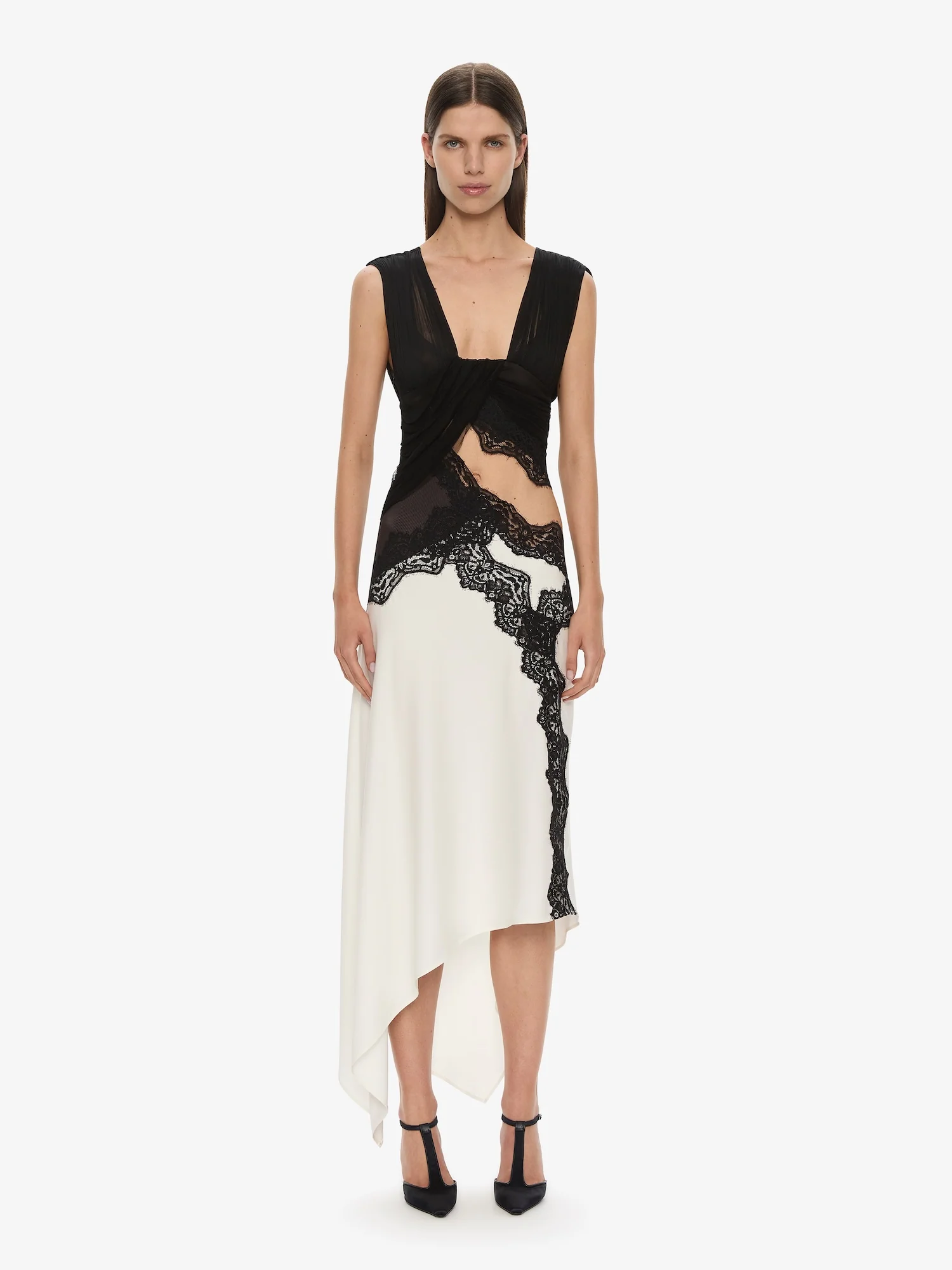 Baile Wrapped Tulle Tank Dress - Image 3