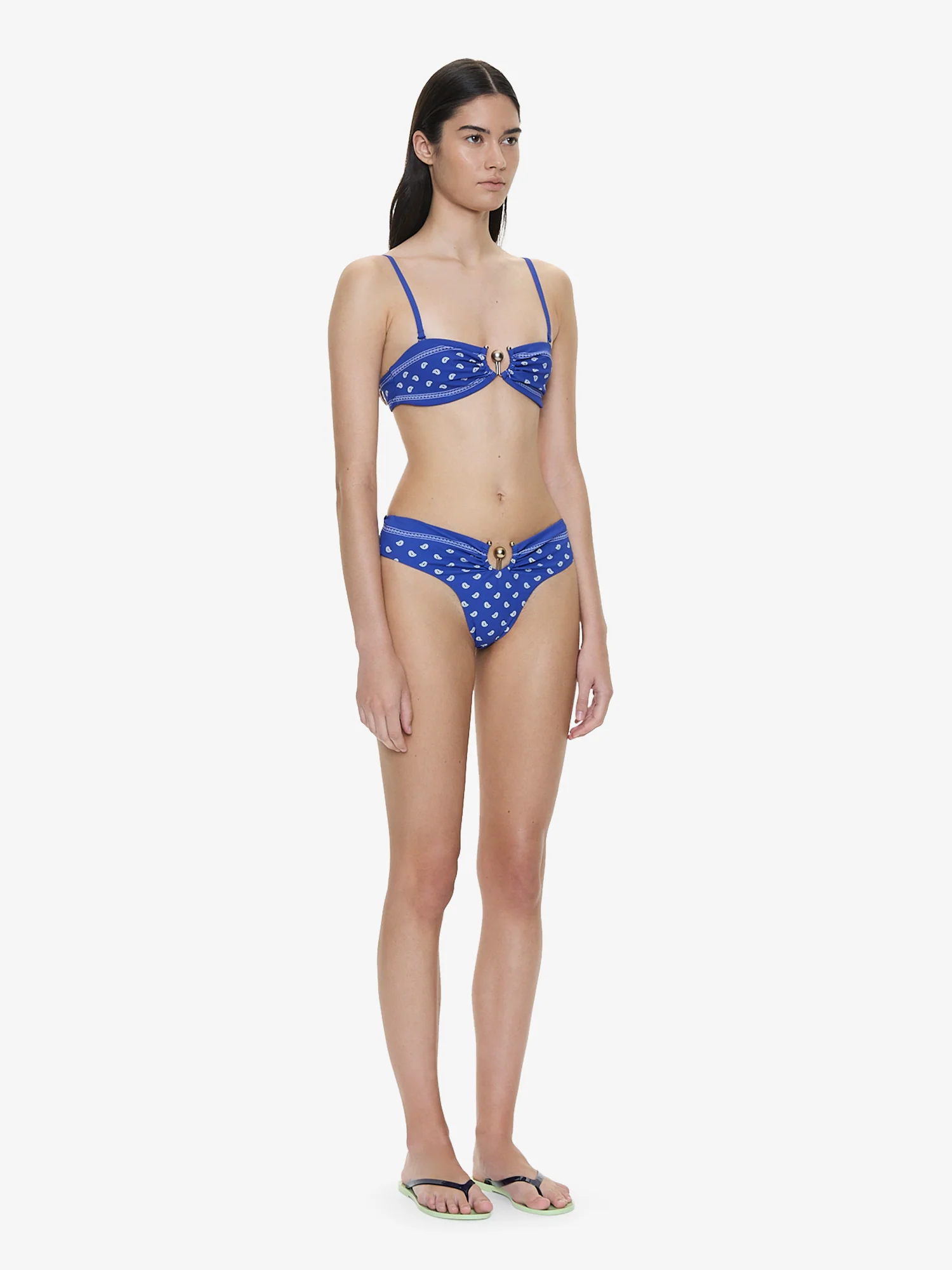 Bandana Ruched Orbit Bandeau - Image 4