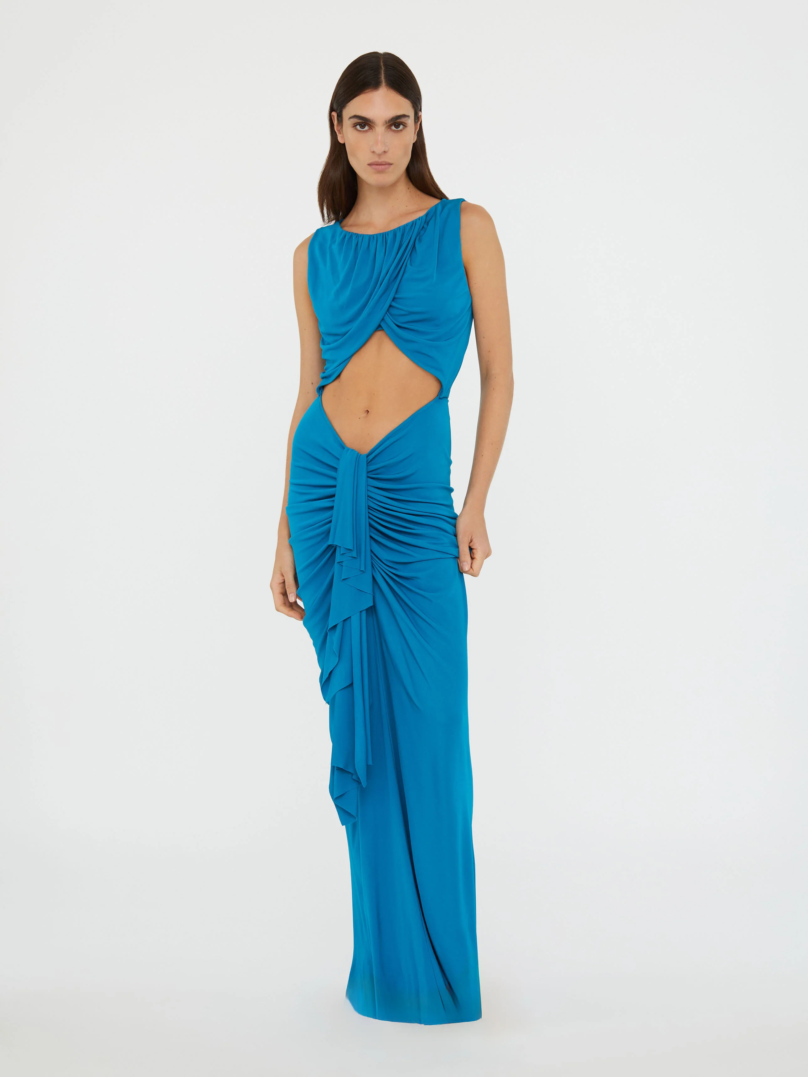 Bateau Drape Disconnect Tank Dress - Image 3