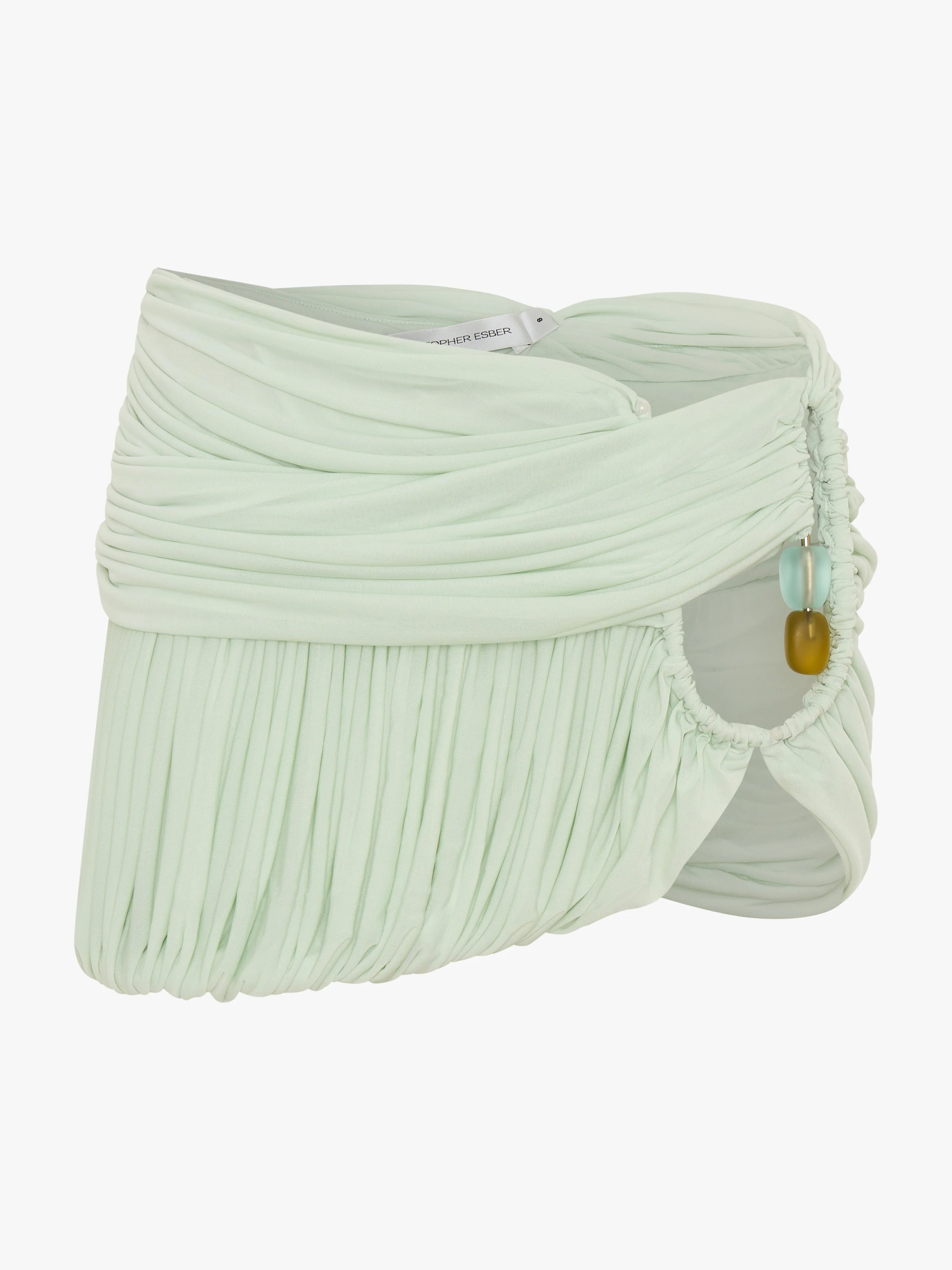 Beach Glass Bubble Mini Skirt - Image 6