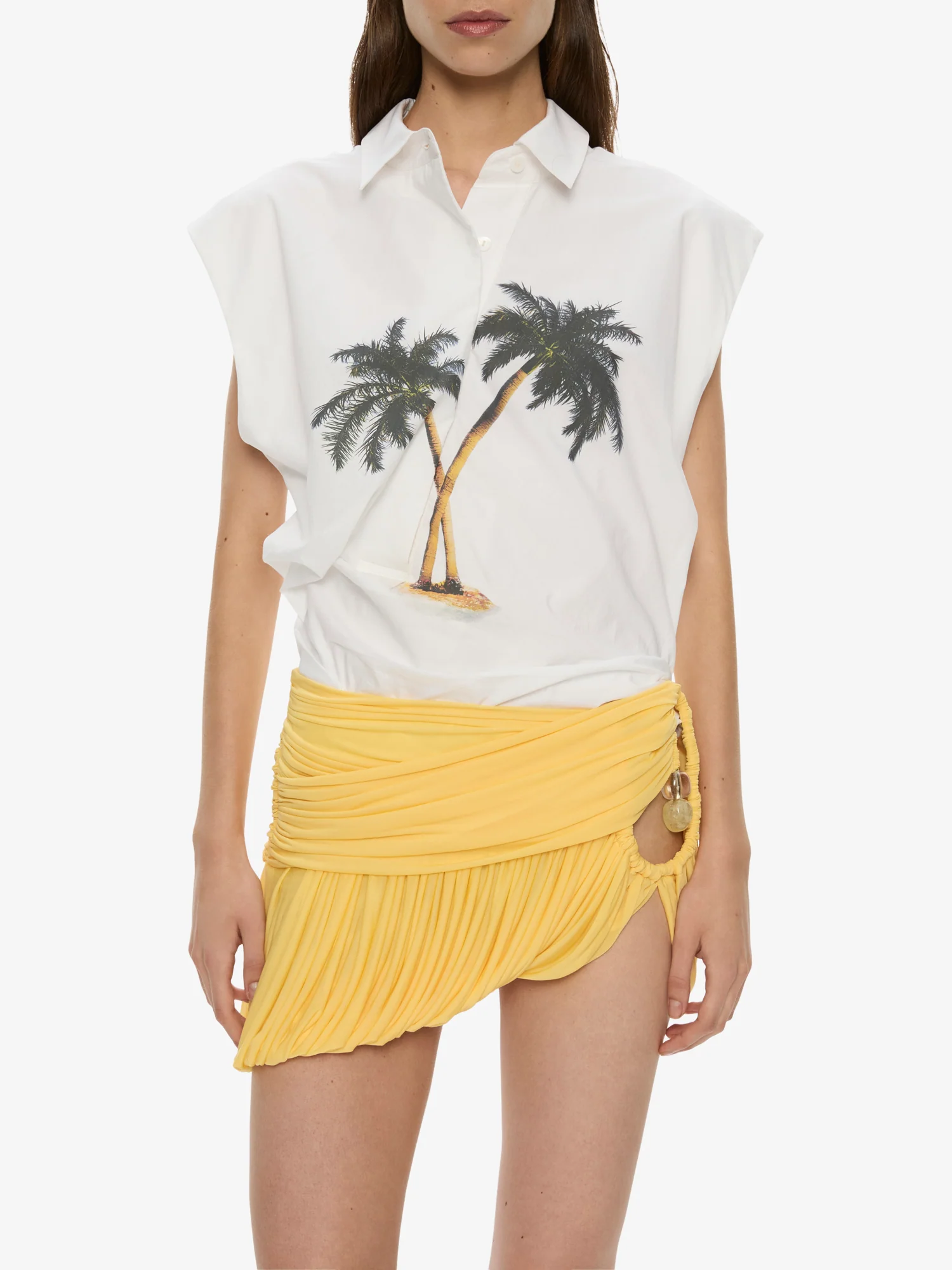 Beach Glass Bubble Mini Skirt - Image 2