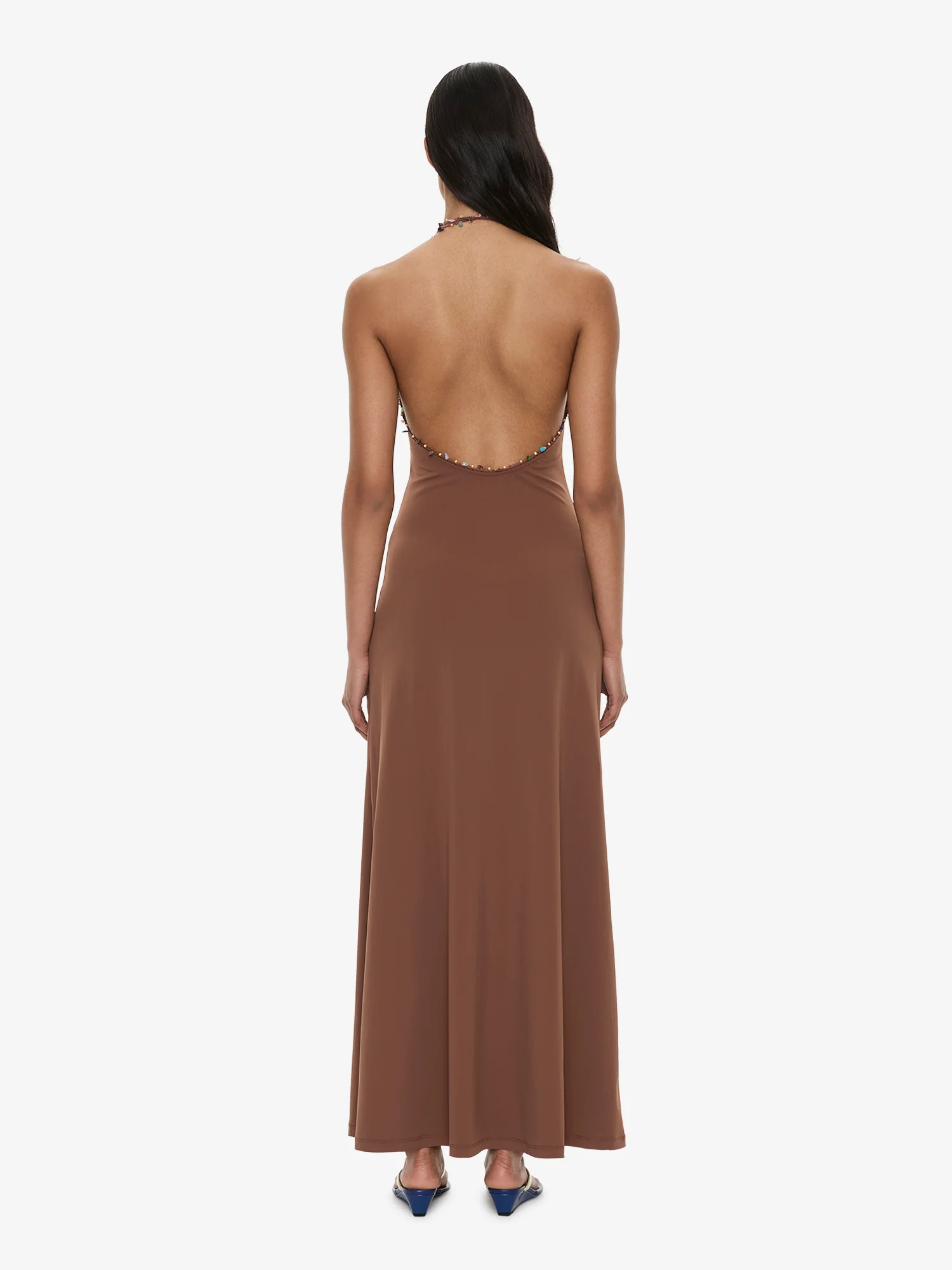Beach Quartz Halter Lycra Dress - Image 4