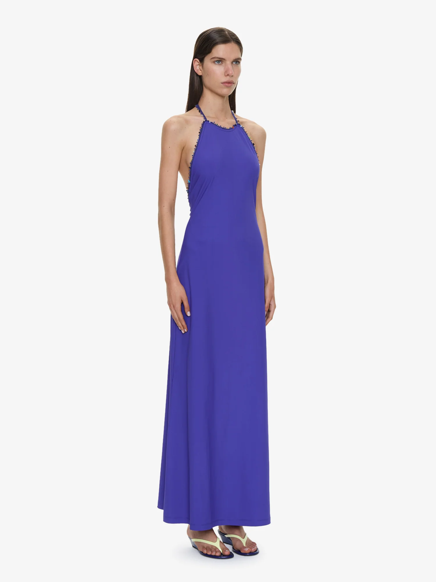 Beach Quartz Halter Lycra Dress - Image 3