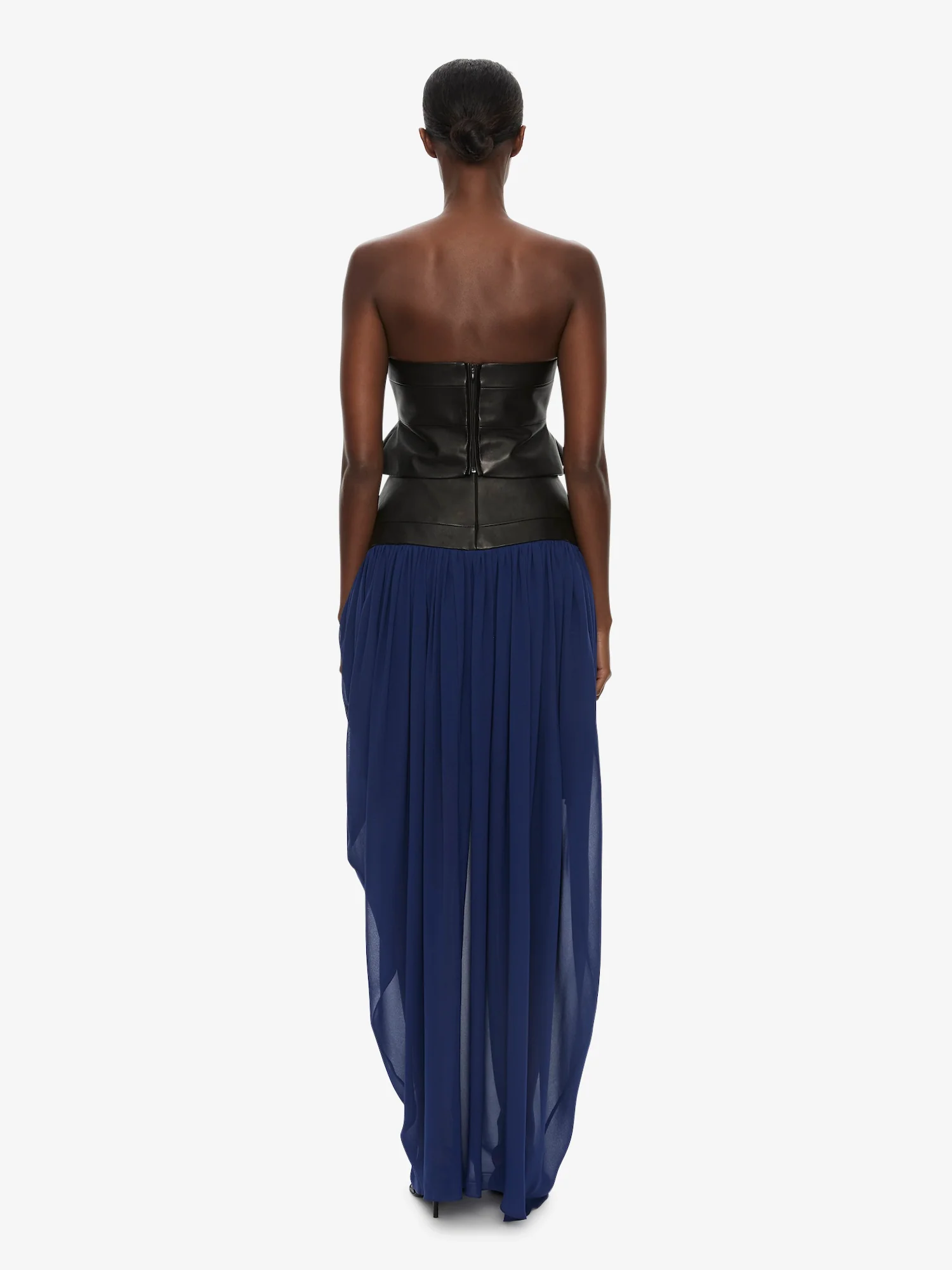 Bellona Moulded Leather Belted Skirt - Image 4