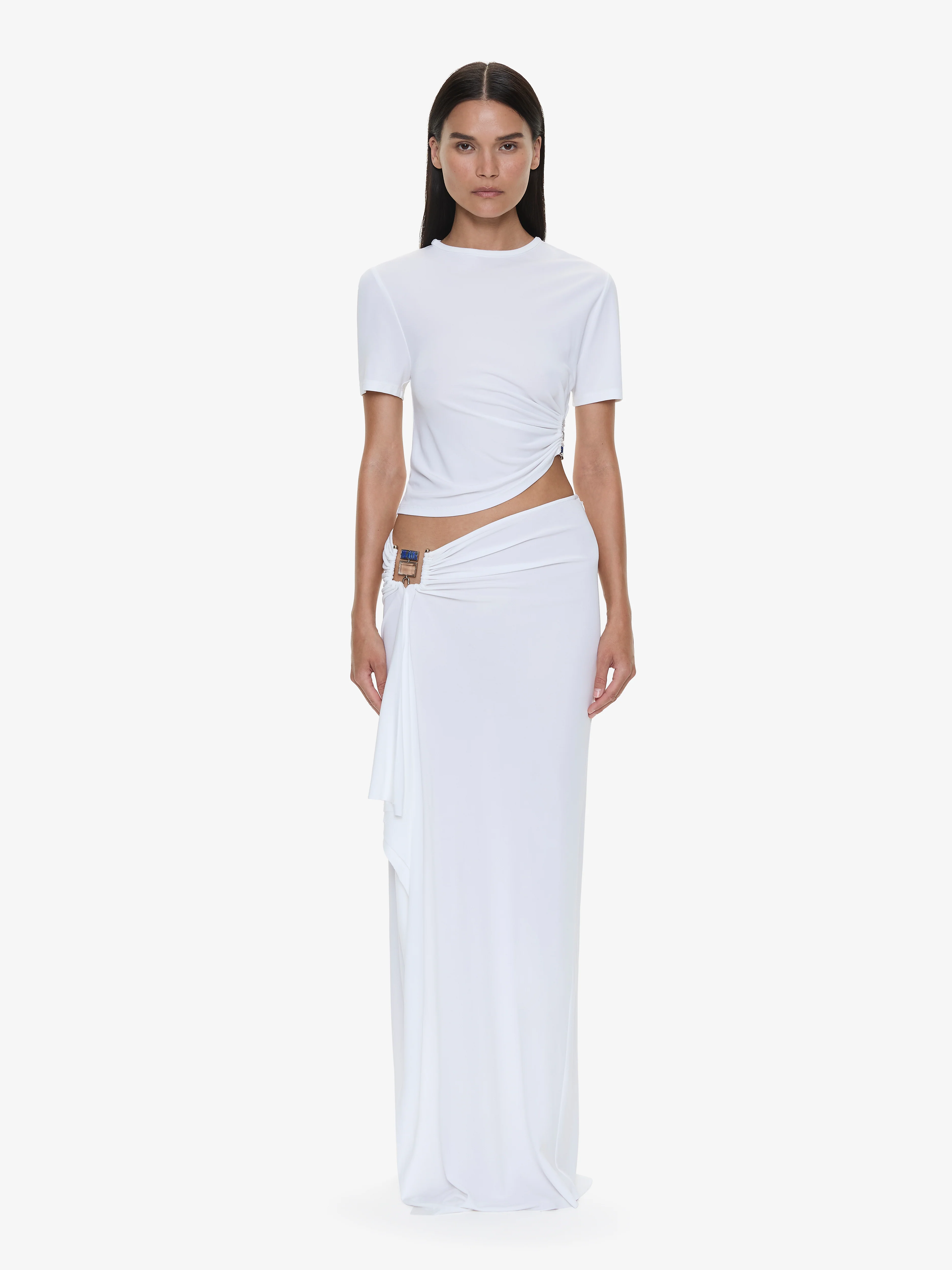 Bezel Quartz Cascade Skirt