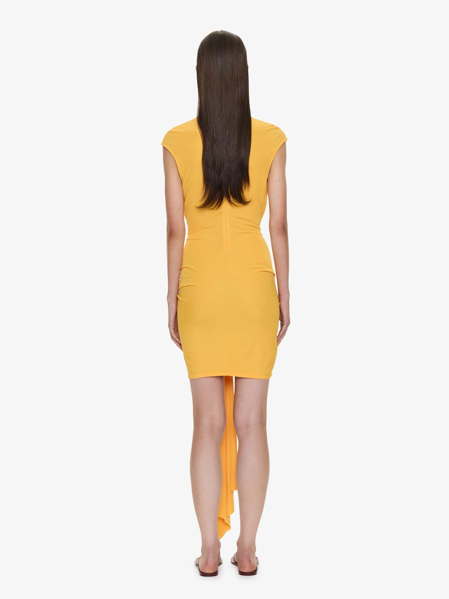 Bezel Quartz Disconnect Short Sleeve Mini Dress - Image 4
