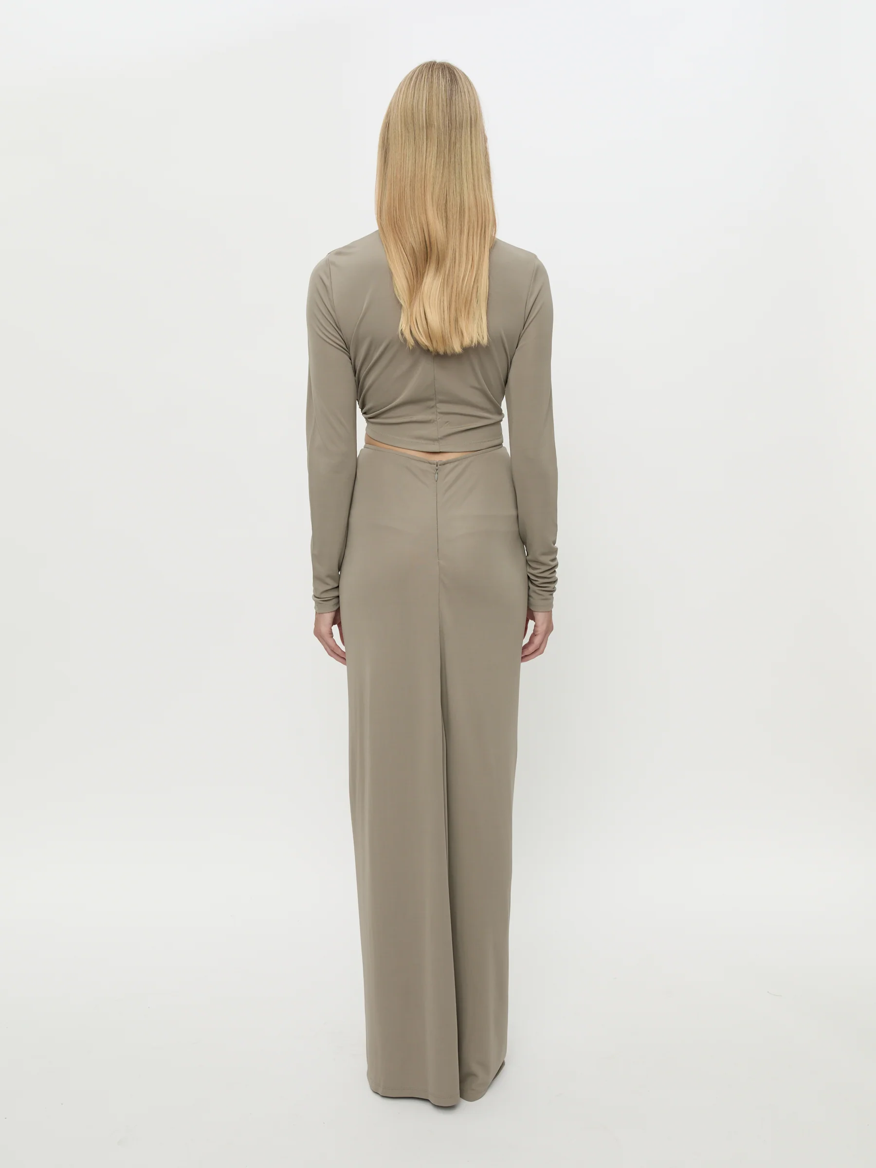 Bezel Quartz Ruched Skirt - Image 4