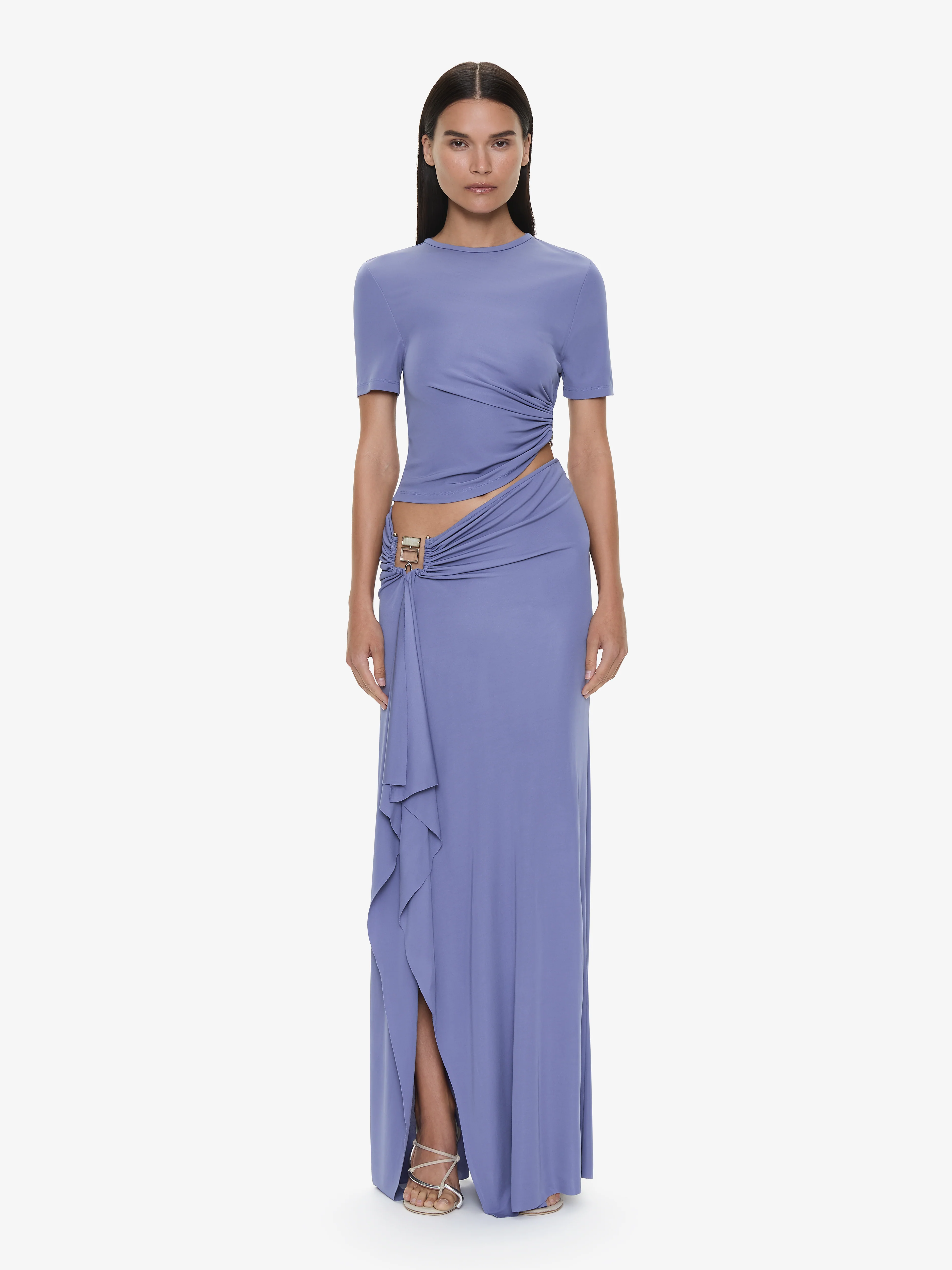 Bezel Quartz Ruched Tee - Image 2