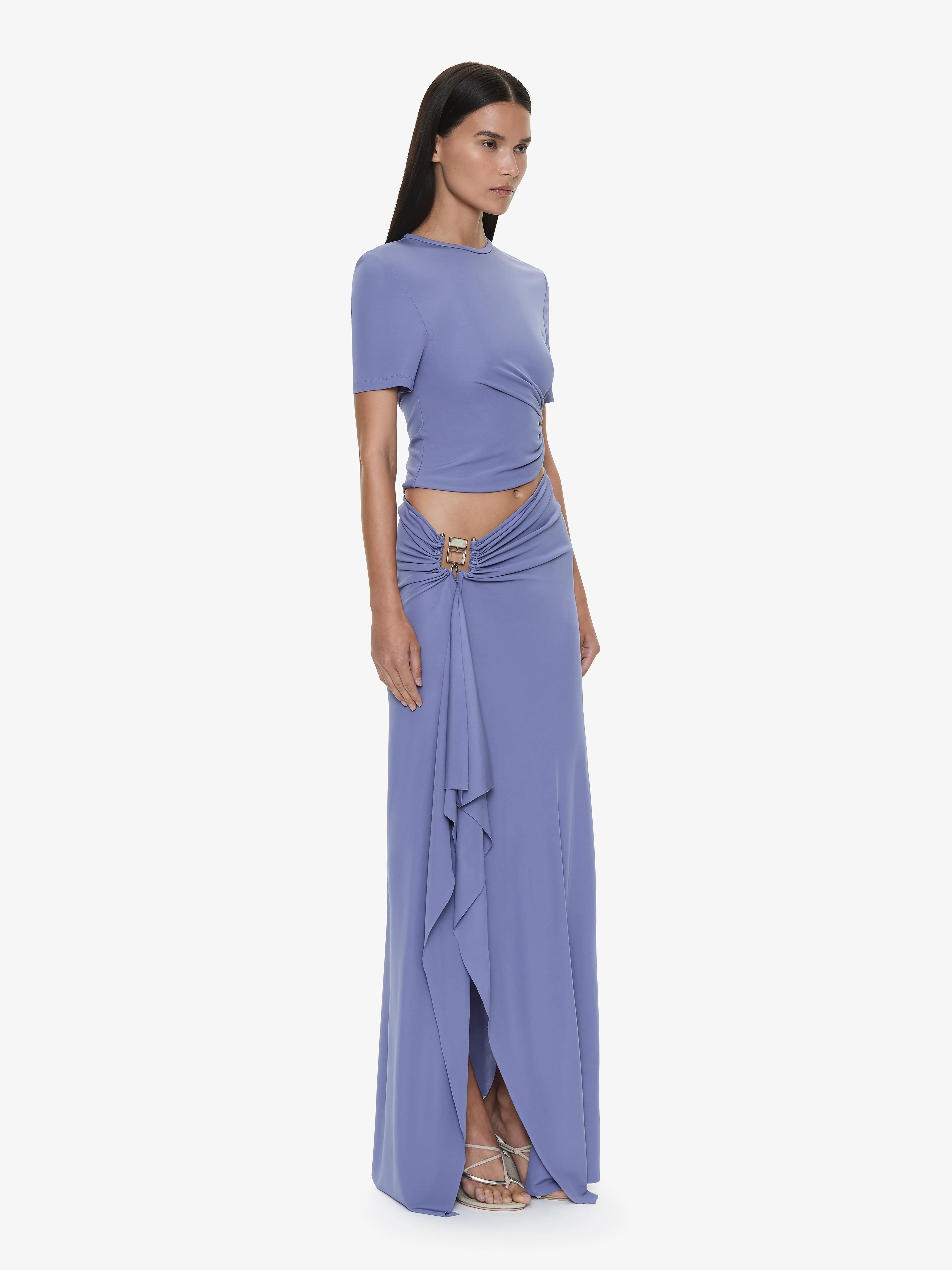 Bezel Quartz Ruched Tee - Image 3