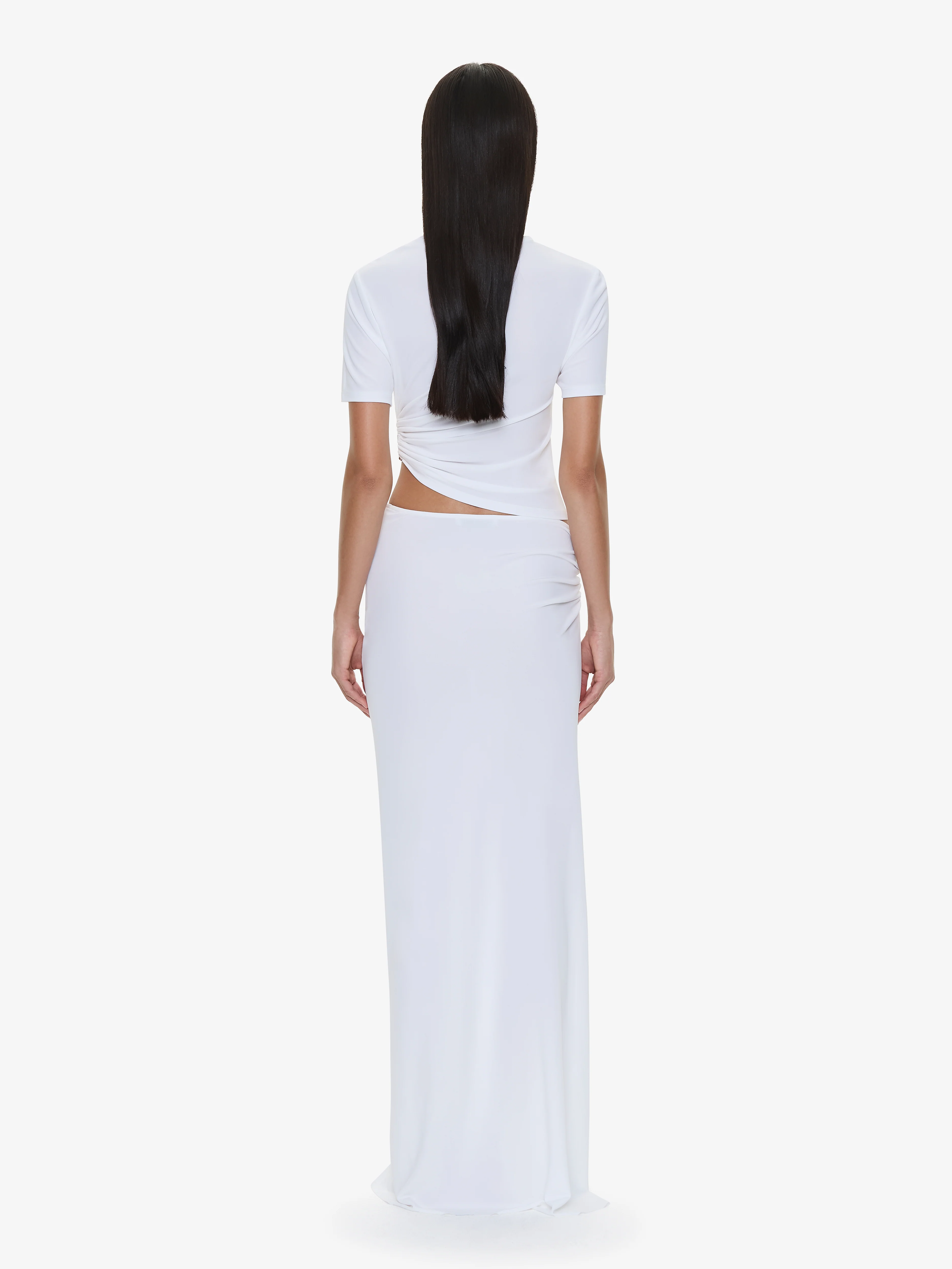 Bezel Quartz Ruched Tee - Image 5