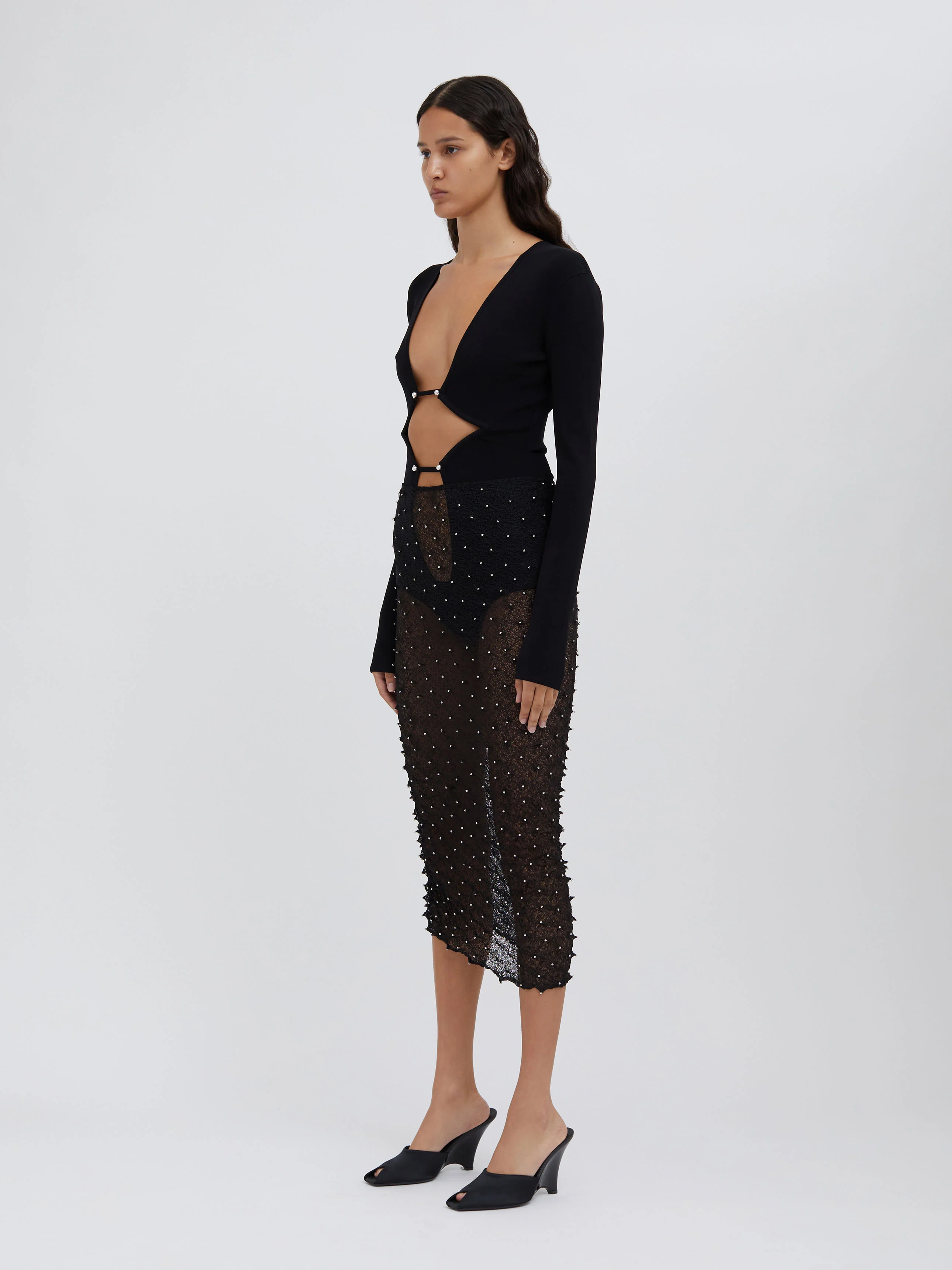 Bracket Knit Bodysuit - Image 3