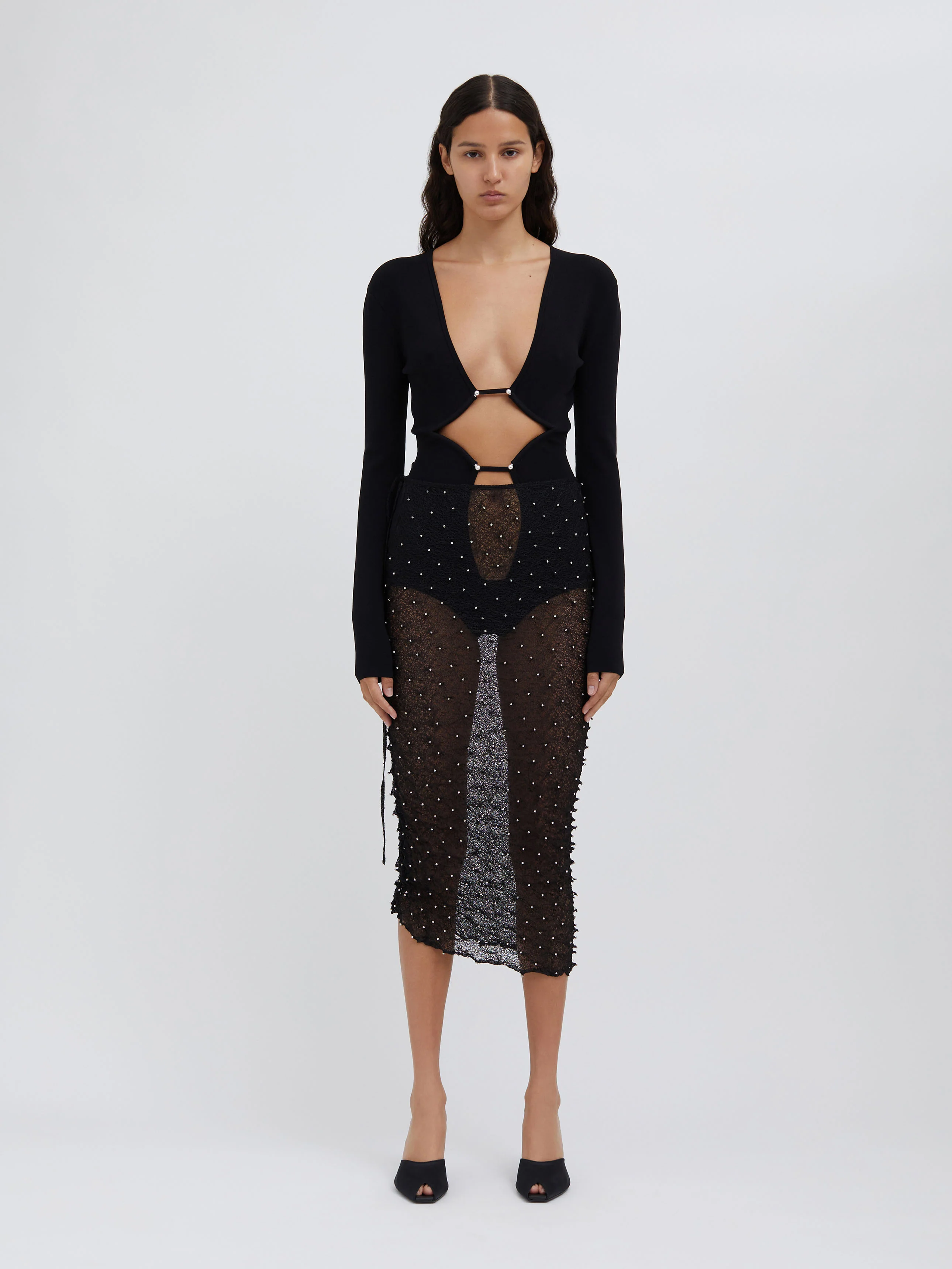 Bracket Knit Bodysuit - Image 4