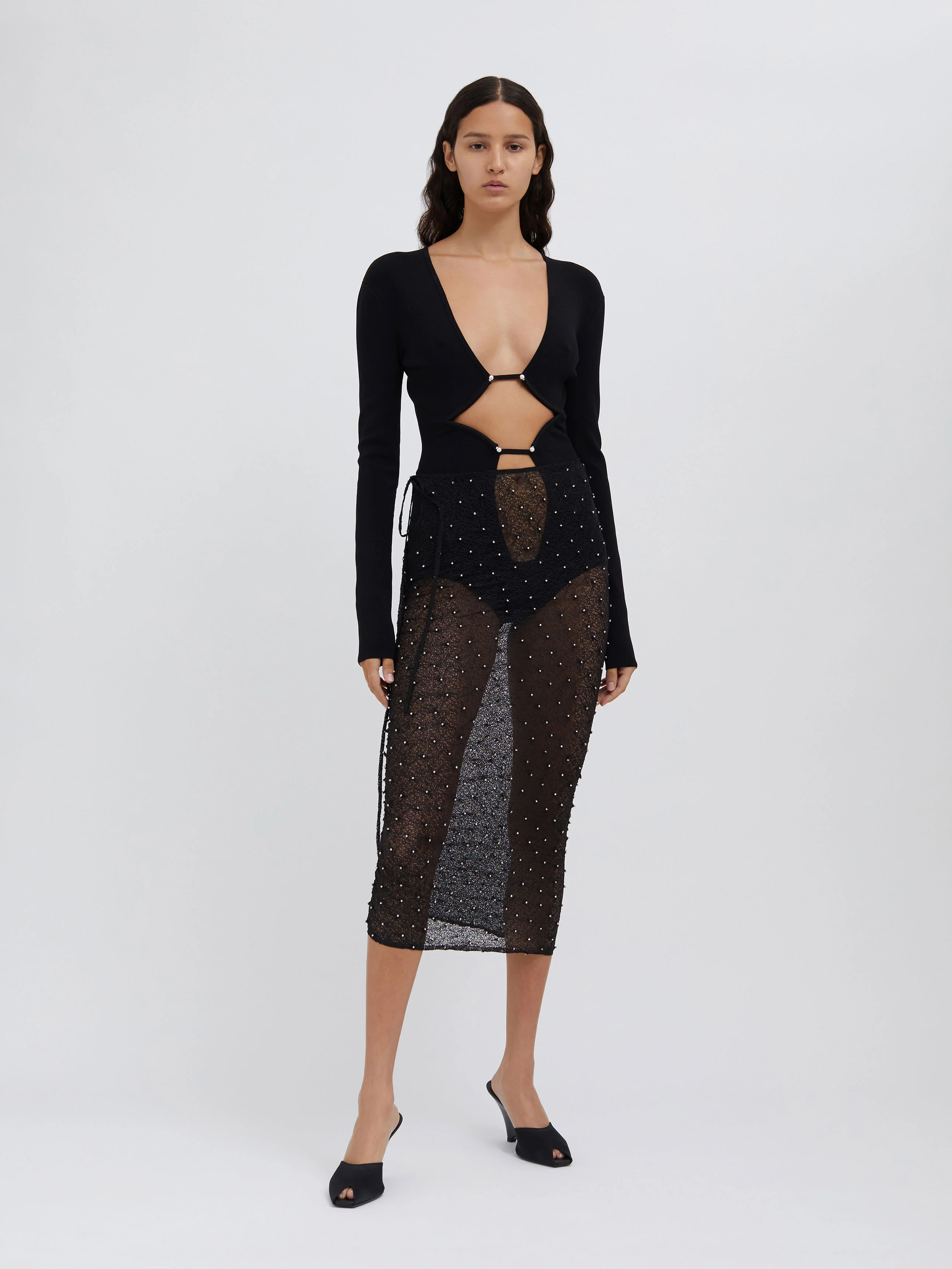 Bracket Knit Bodysuit - Image 6