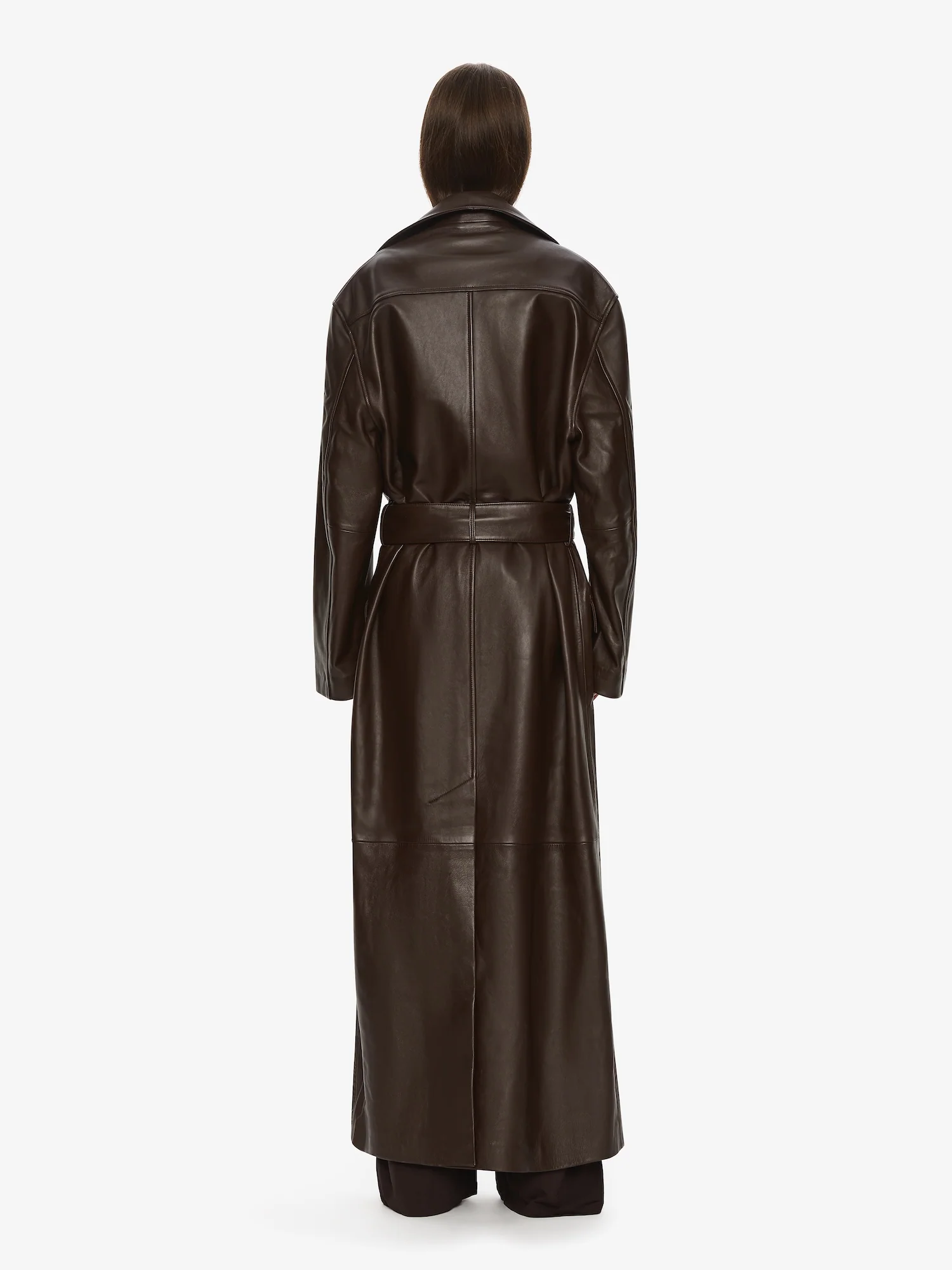 Calais Leather Trench - Image 5