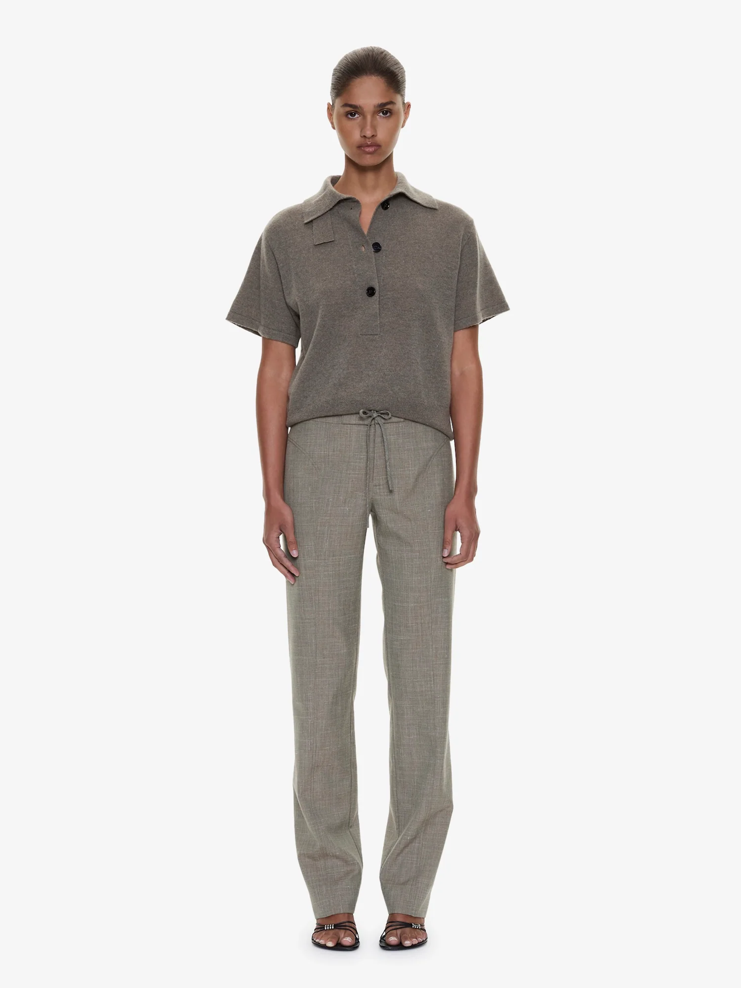 Cashmere Knit Polo - Image 2