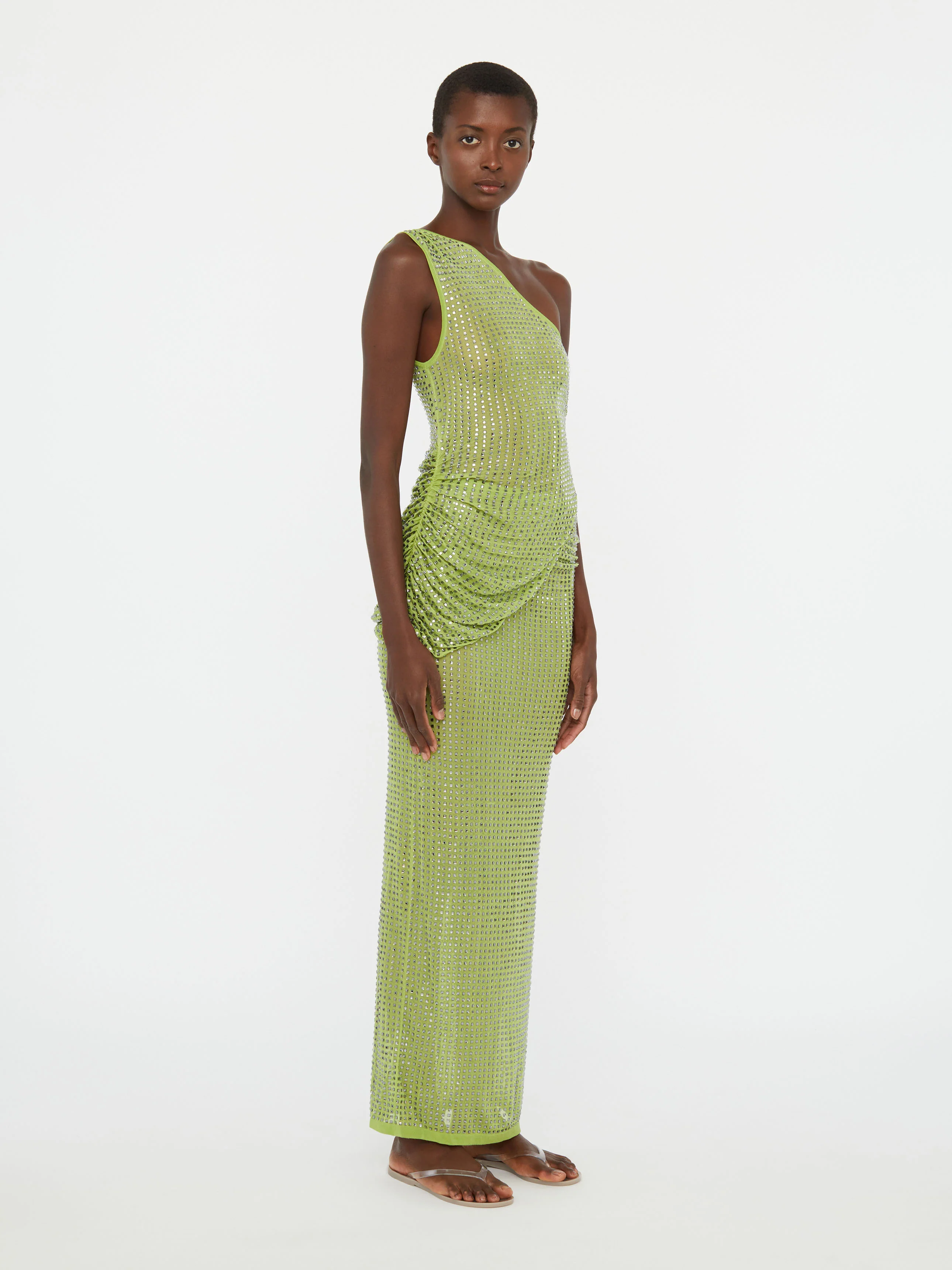 Cirrus Cutaway Shoulder Dress - Image 2