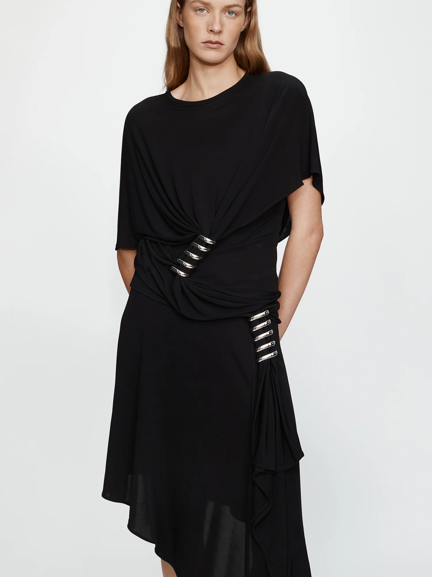Coiled Jersey Skirt - Image 4