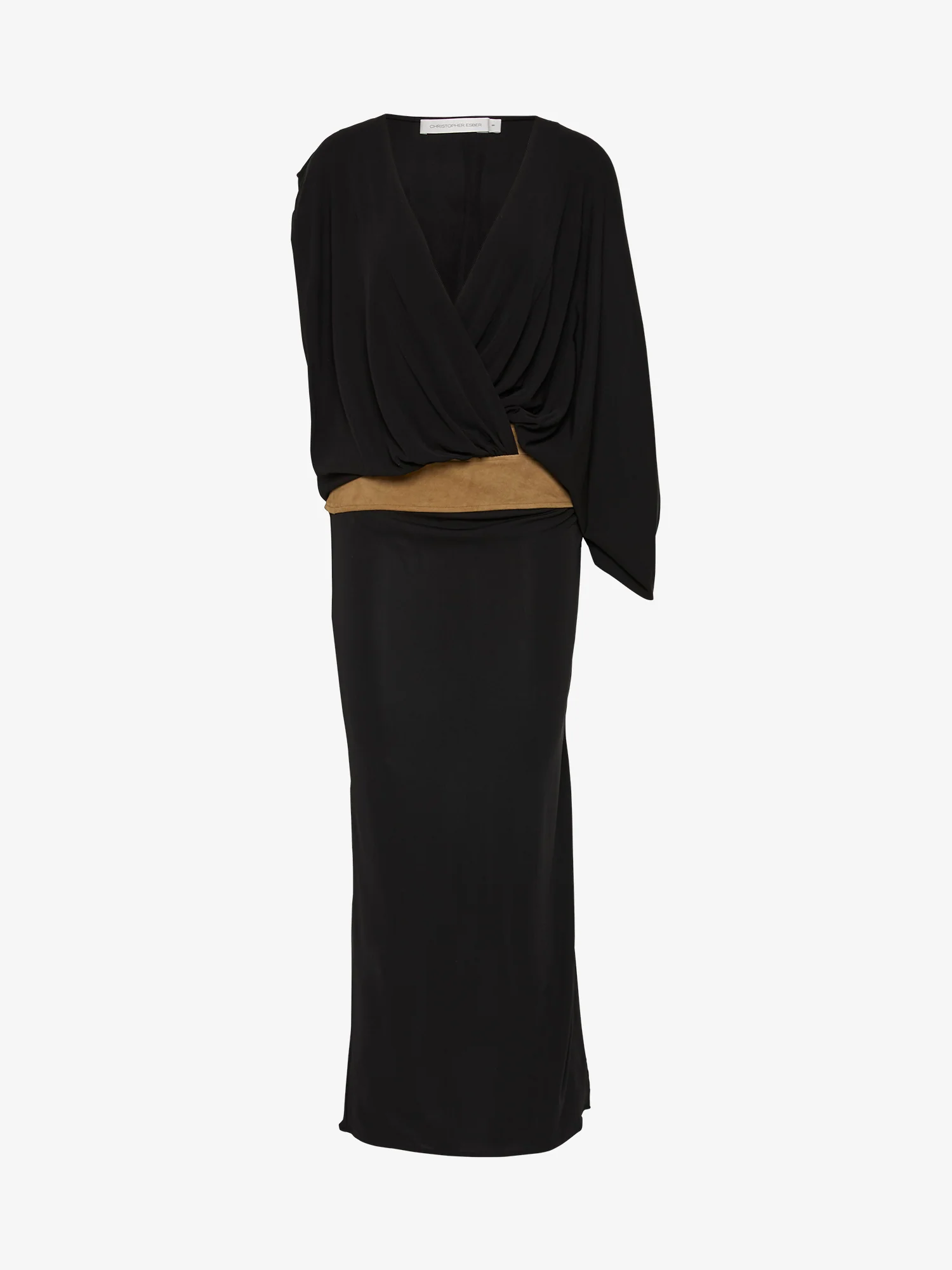 Contour Suede Swaddled Dress - Image 6