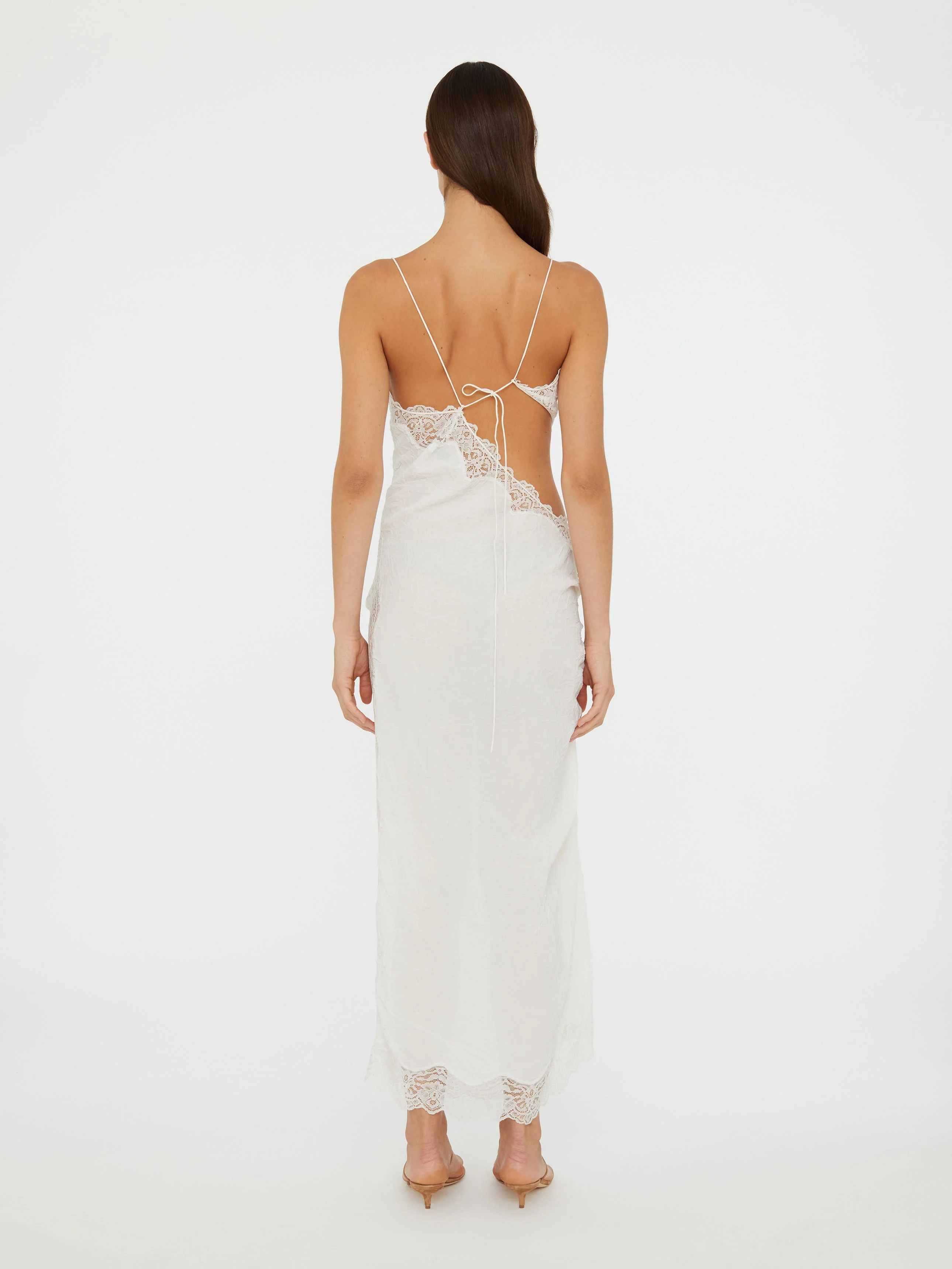 Crimped Lace Cami Dress - Image 6