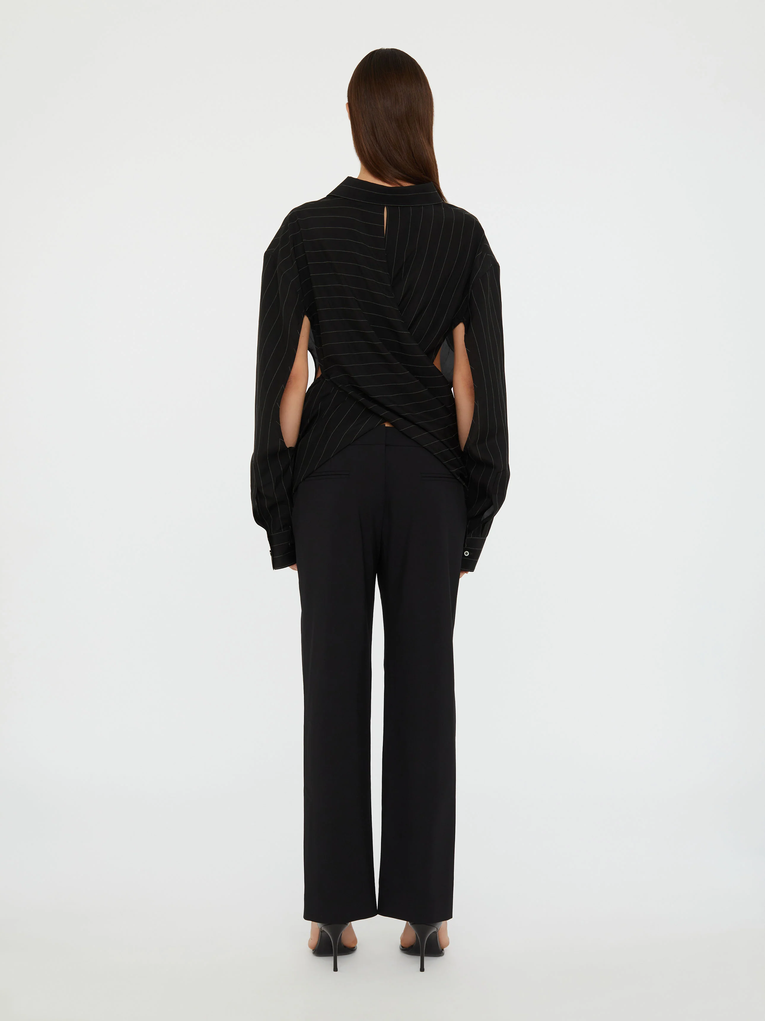 Crossover Drape Shirt - Image 5