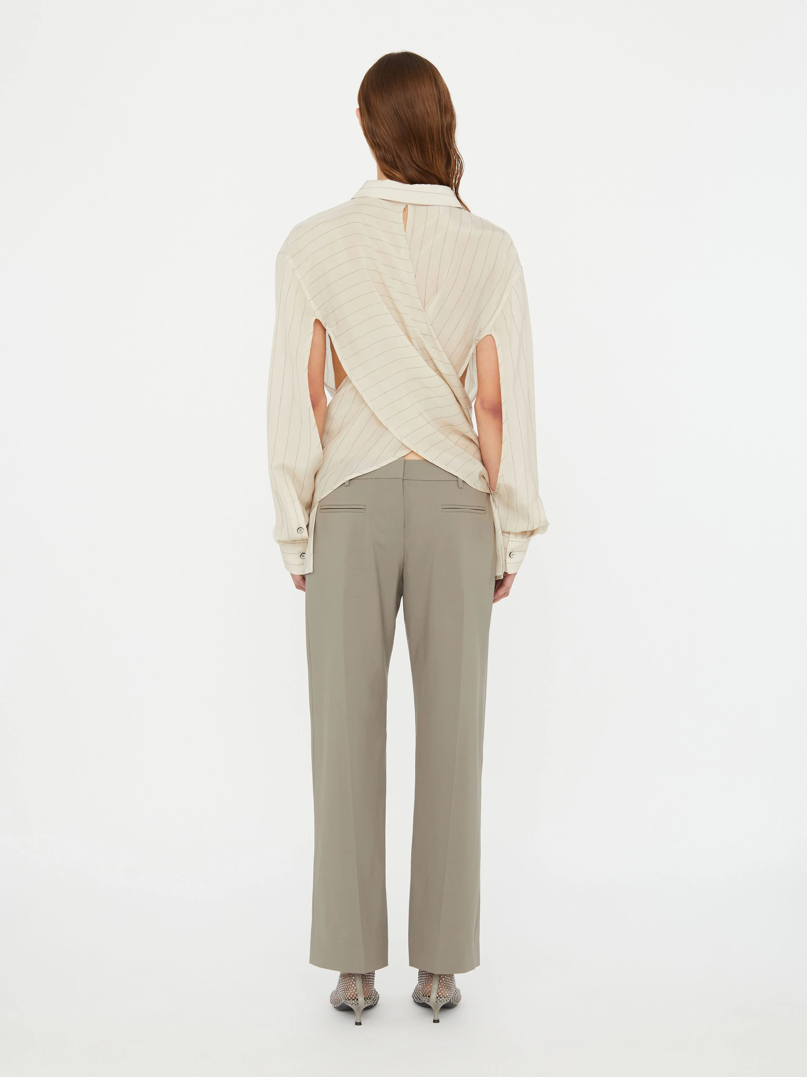 Crossover Drape Shirt - Image 6