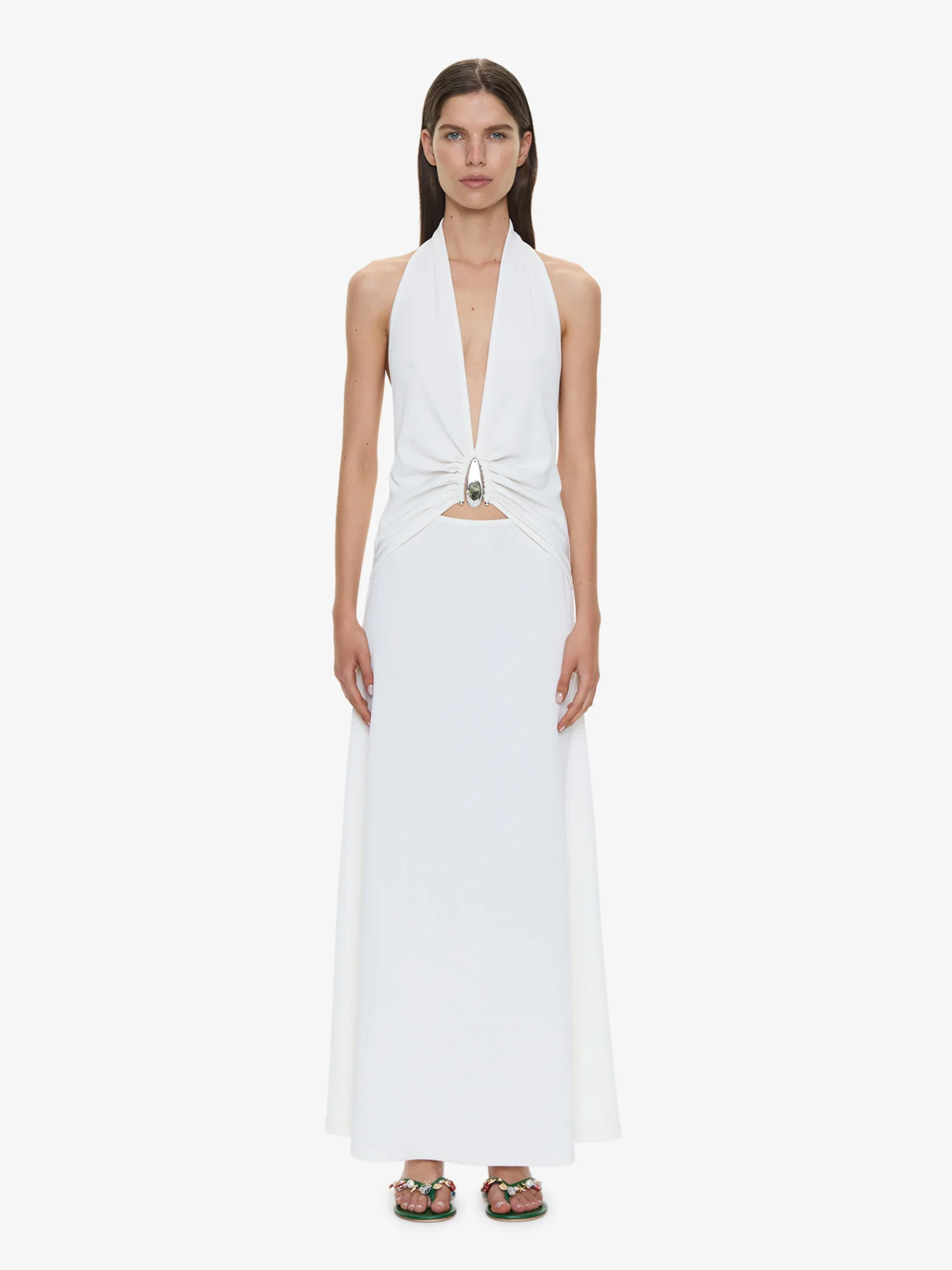 Crystal Pendant Tank Dress