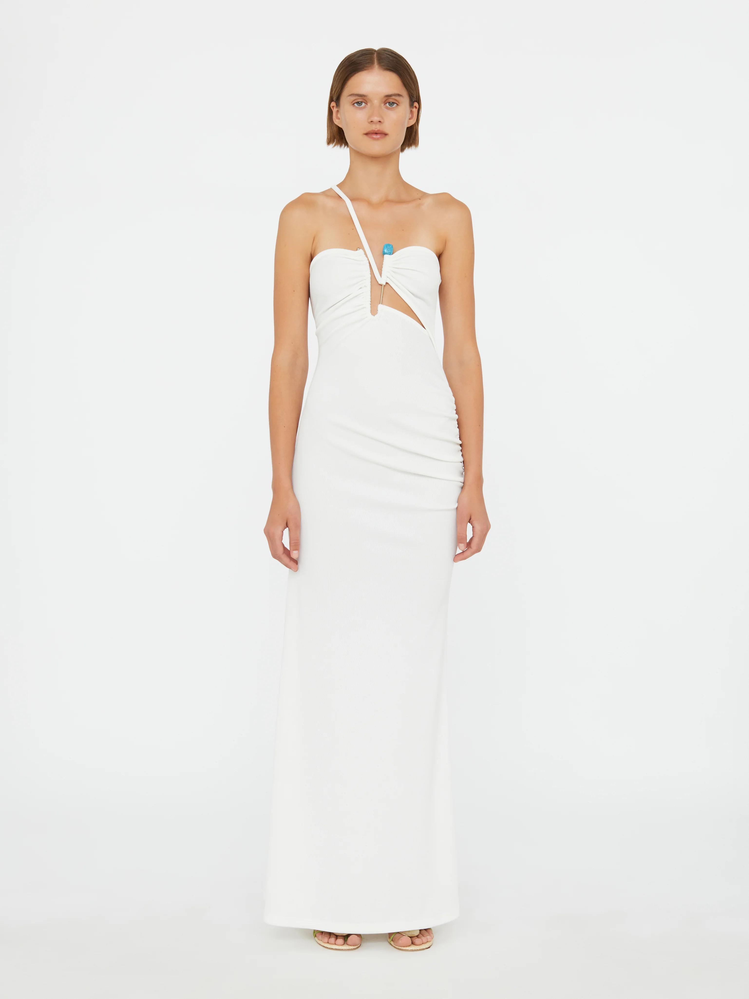 Crystal Pin Cutaway Cami Dress