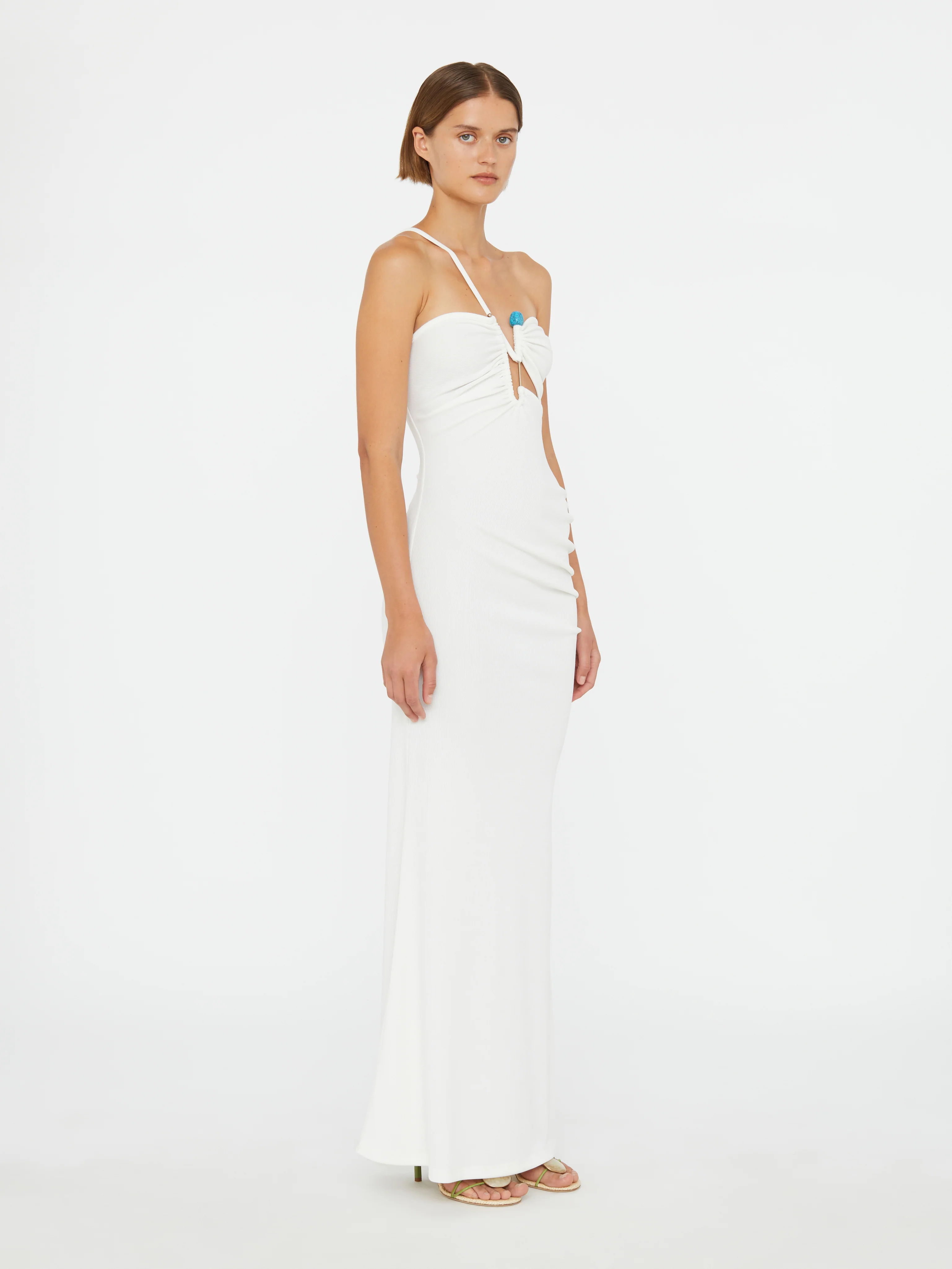 Crystal Pin Cutaway Cami Dress - Image 2