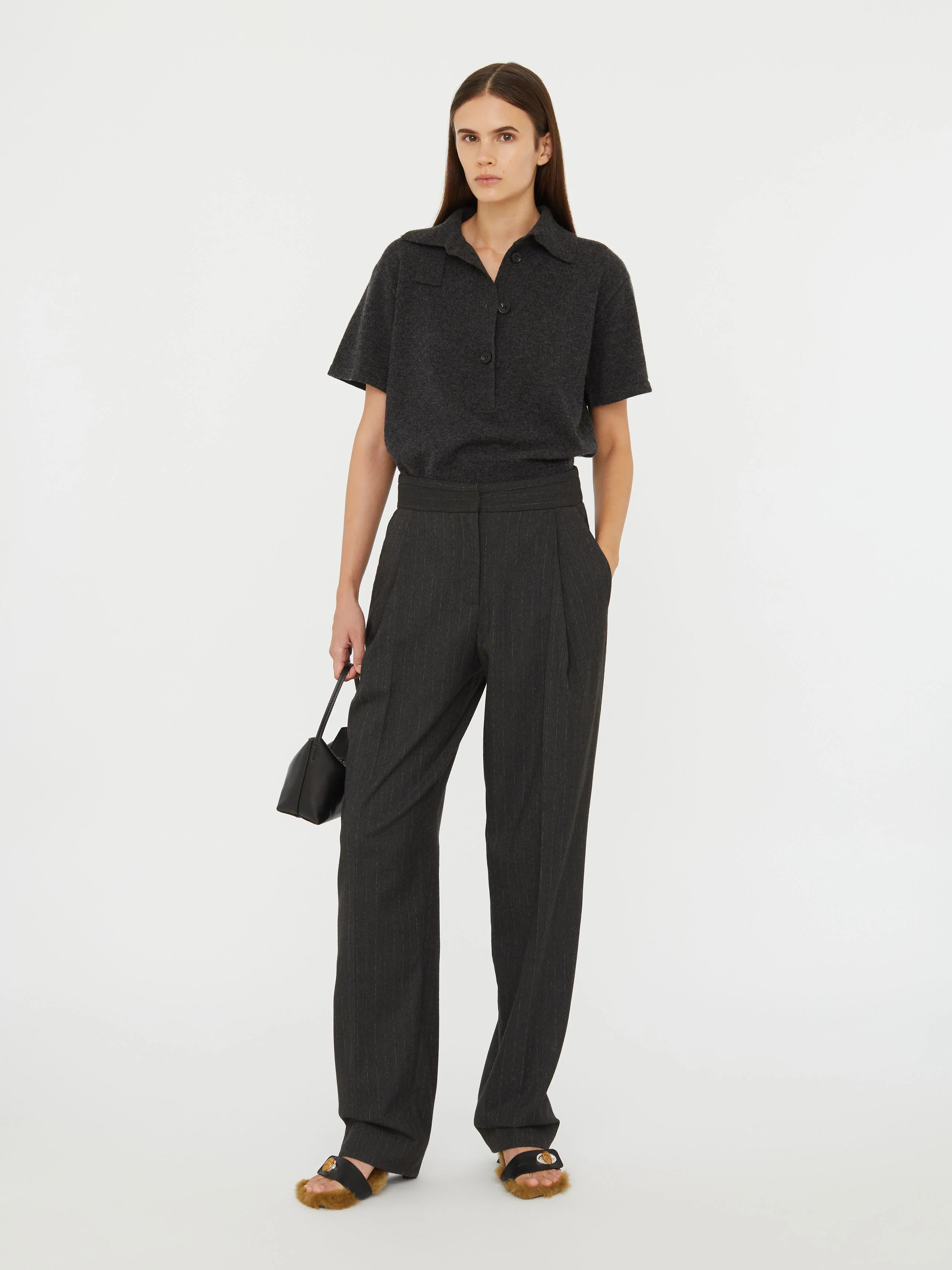 Cuffed Tailored Trouser - Image 3