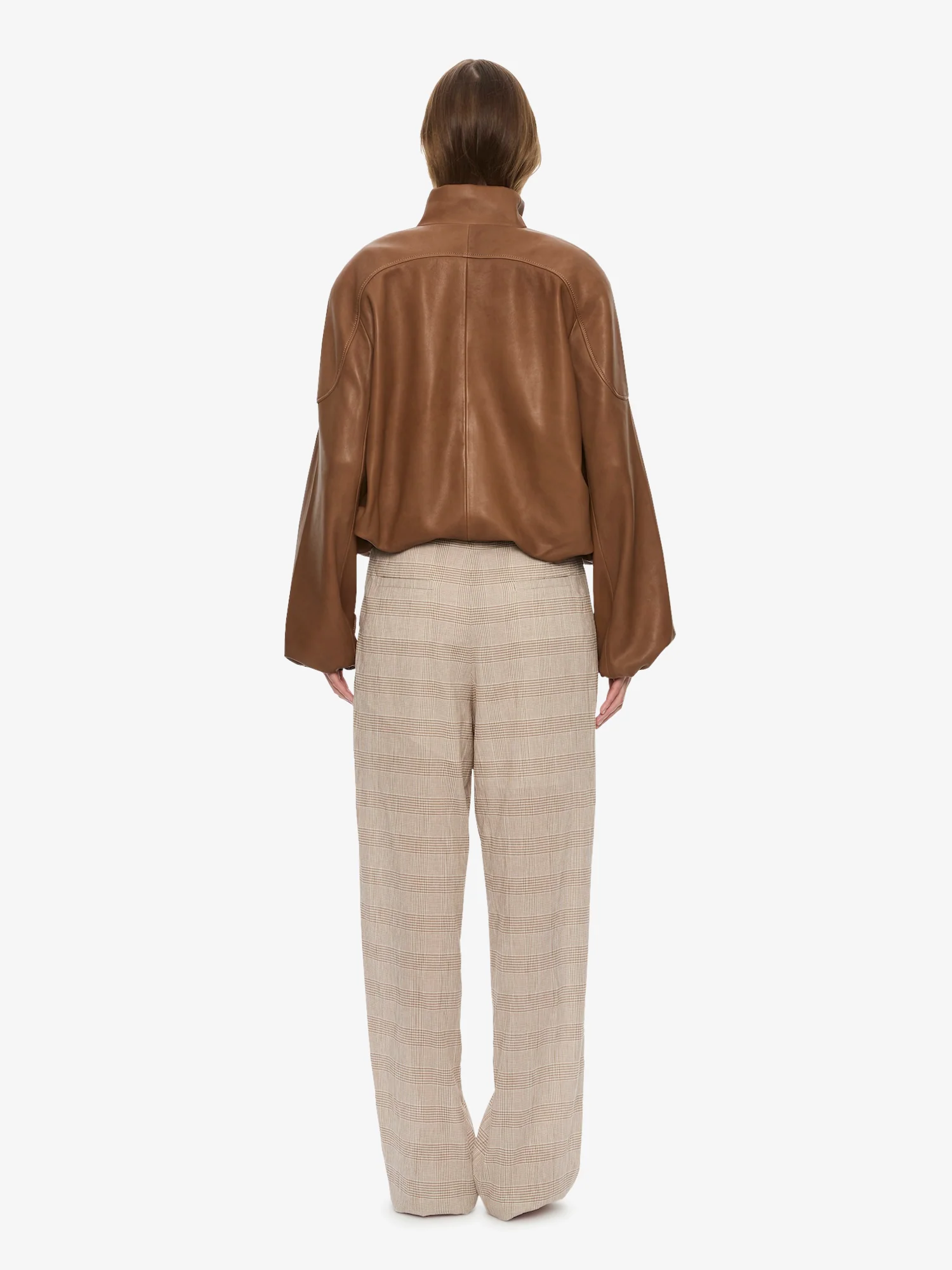 Dannie Leather Bomber - Image 5
