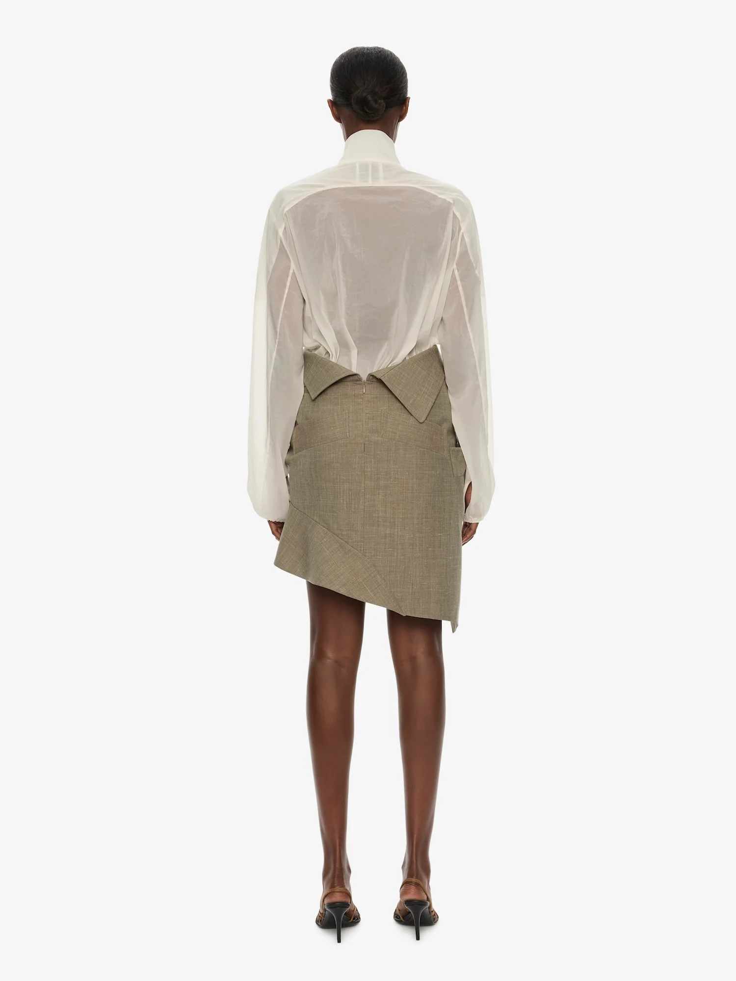 Dannie Lucent Mottled Sheer Bomber - Image 6