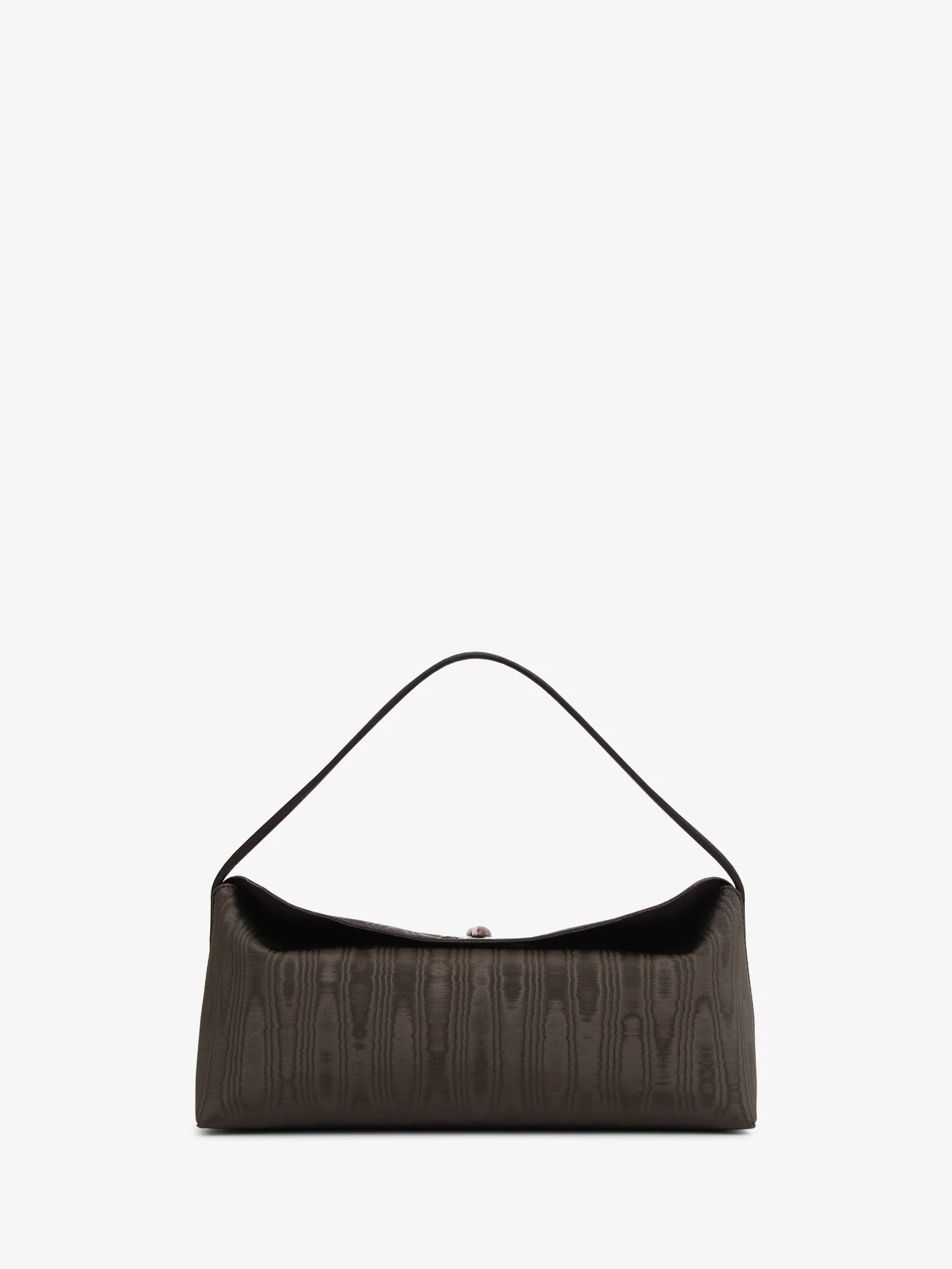 Doba Quartz Turnlock Moire Shoulder Bag