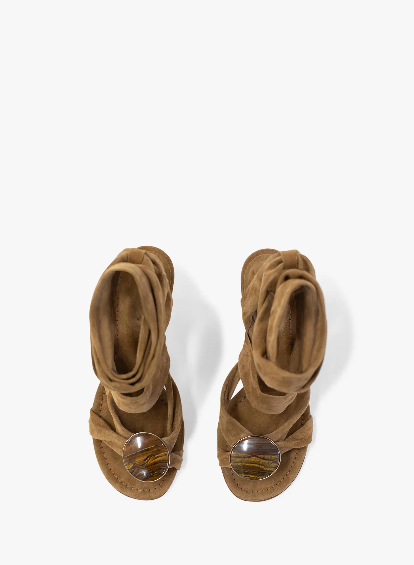 Doma Stoned Suede Wrap Heel - Image 2
