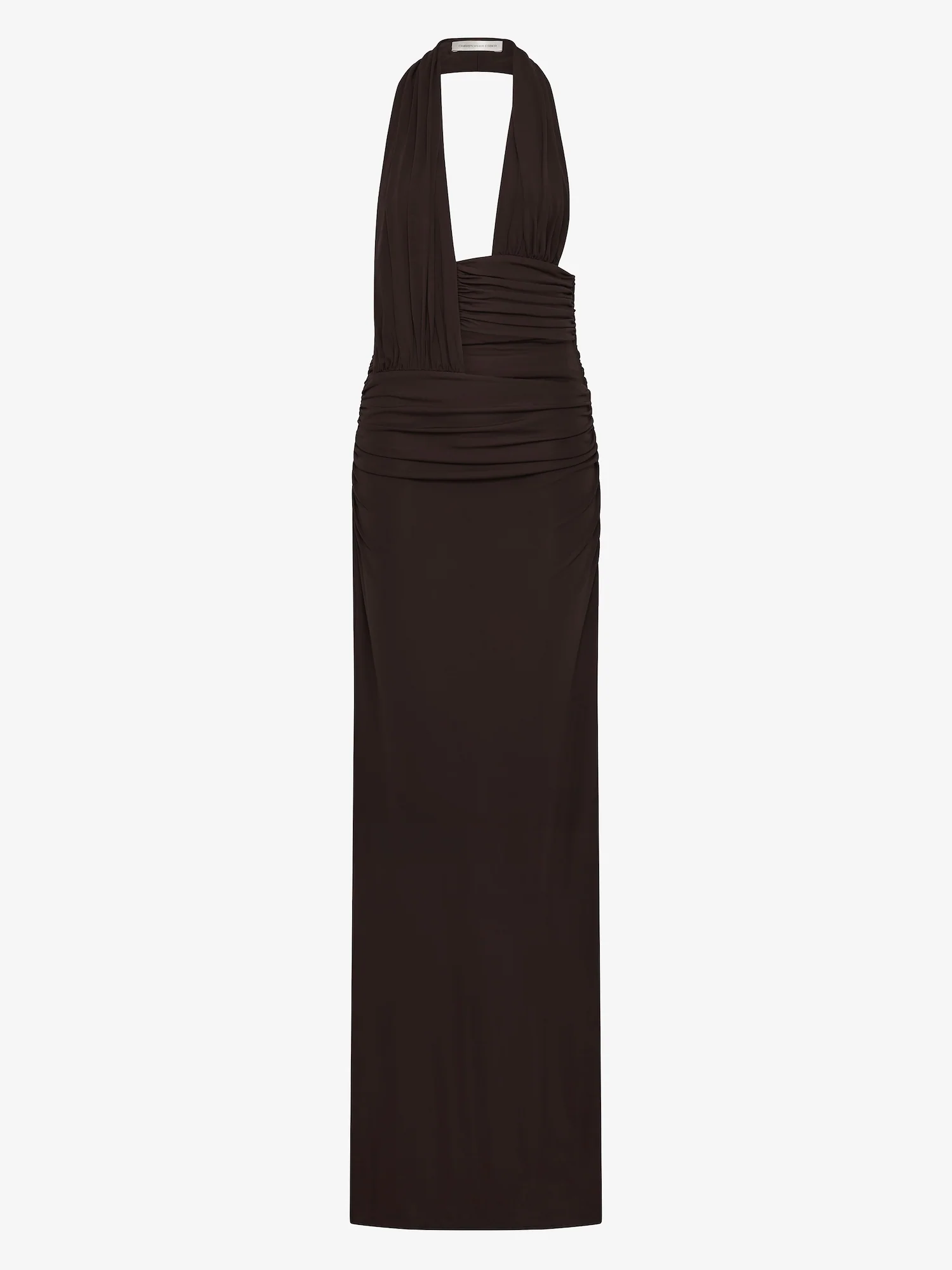 Draped Cummerbund Jersey Dress - Image 7