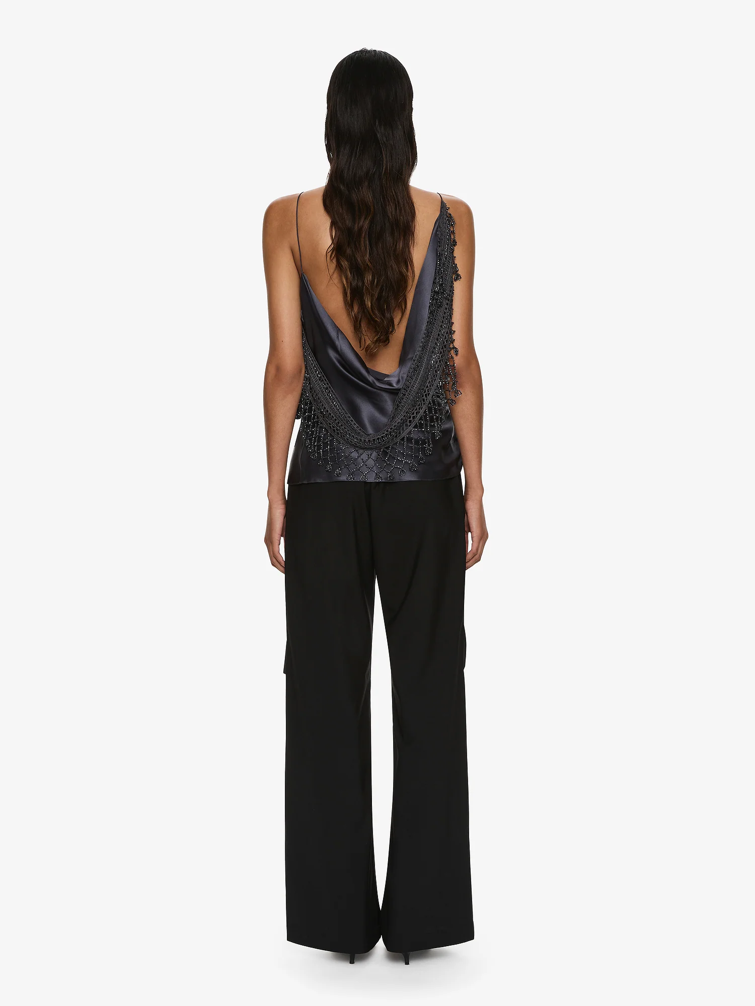 Droplet Bead Crochet Trimmed Cami - Image 5