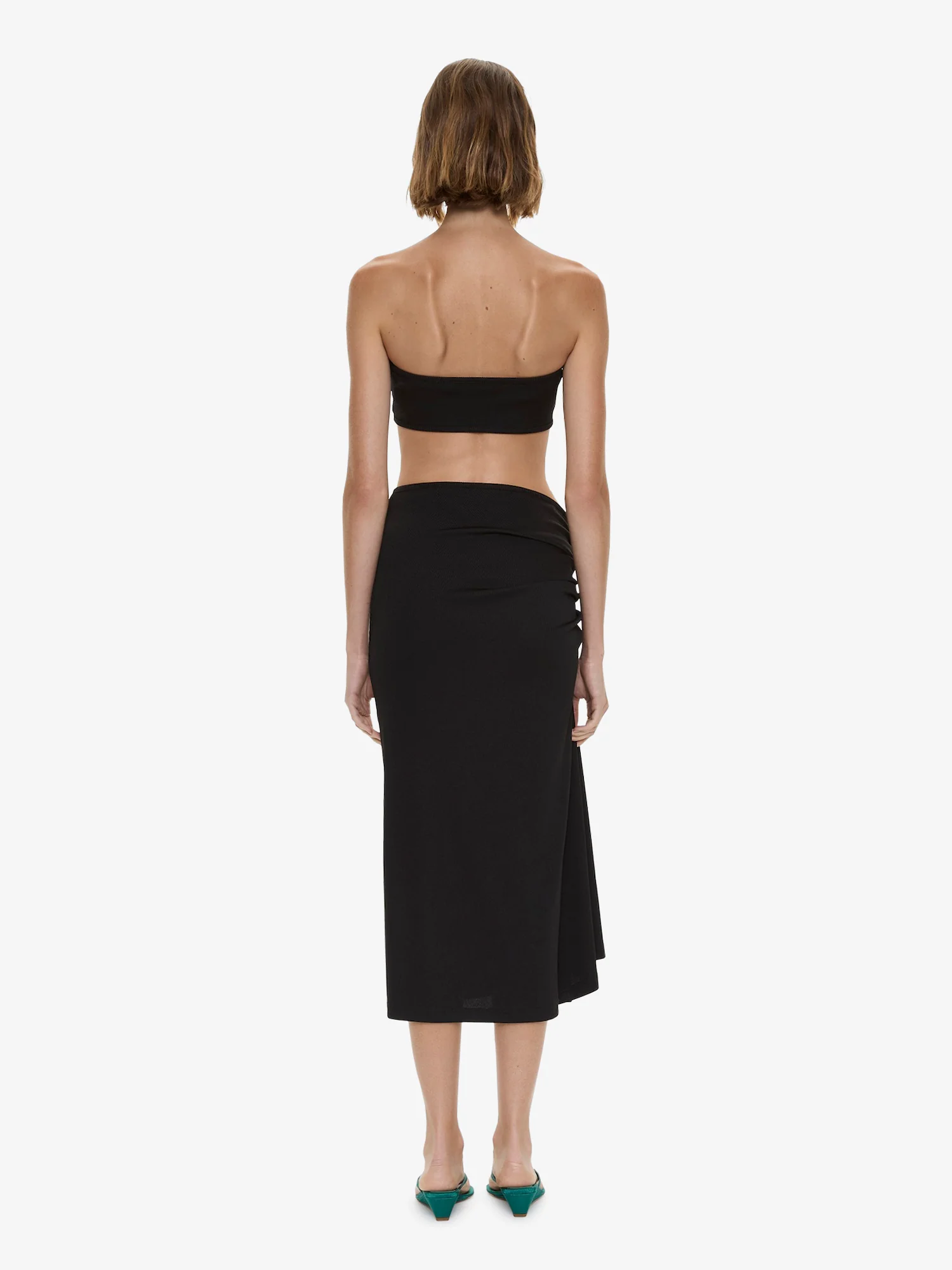 Droplet Crystal Clasp Cascade Skirt - Image 4