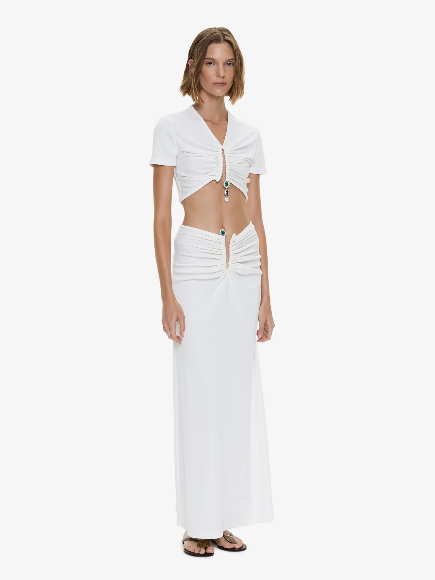 Droplet Crystal Clasp Skirt - Image 2