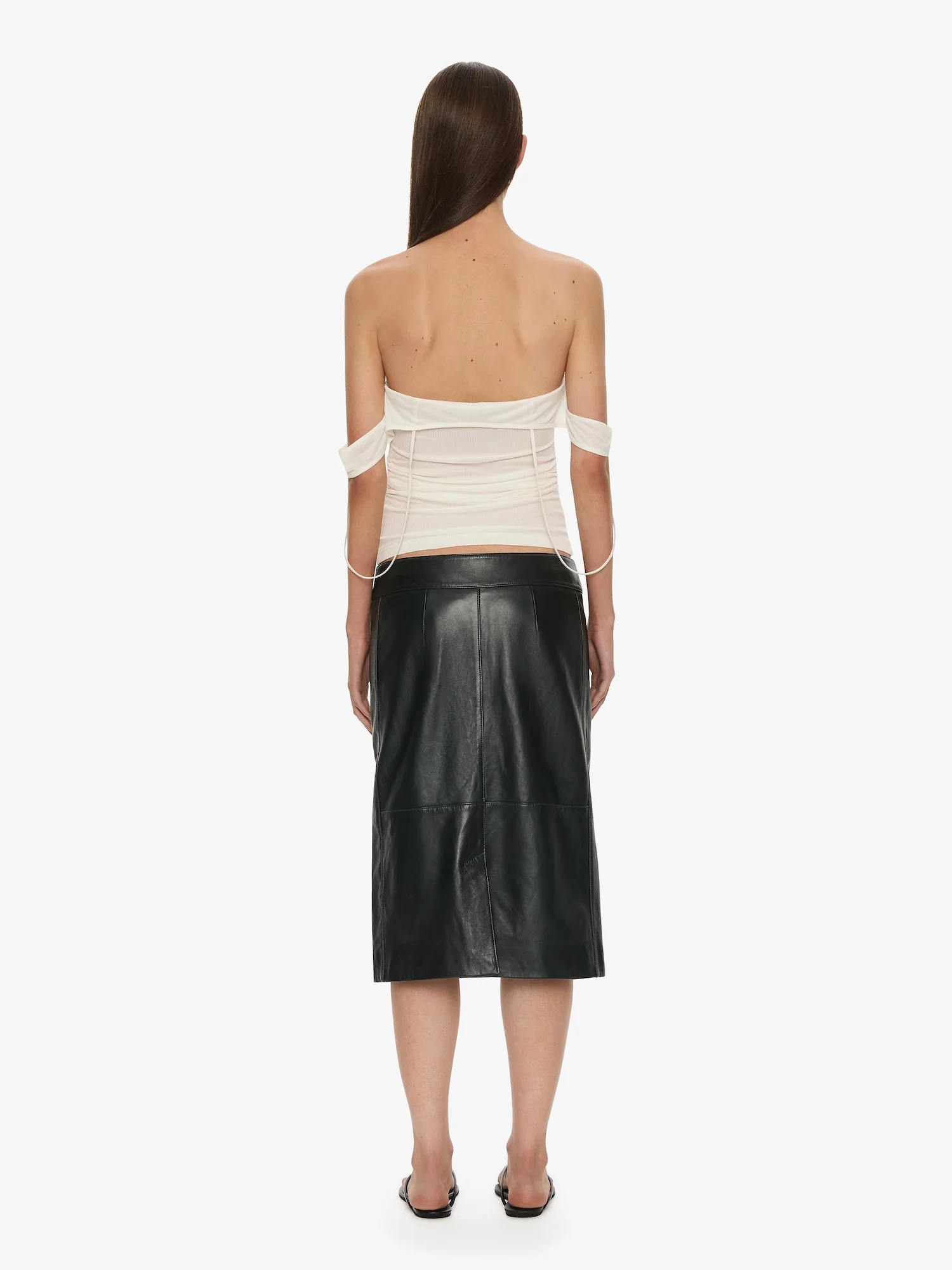 Eddie Leather Skirt - Image 4