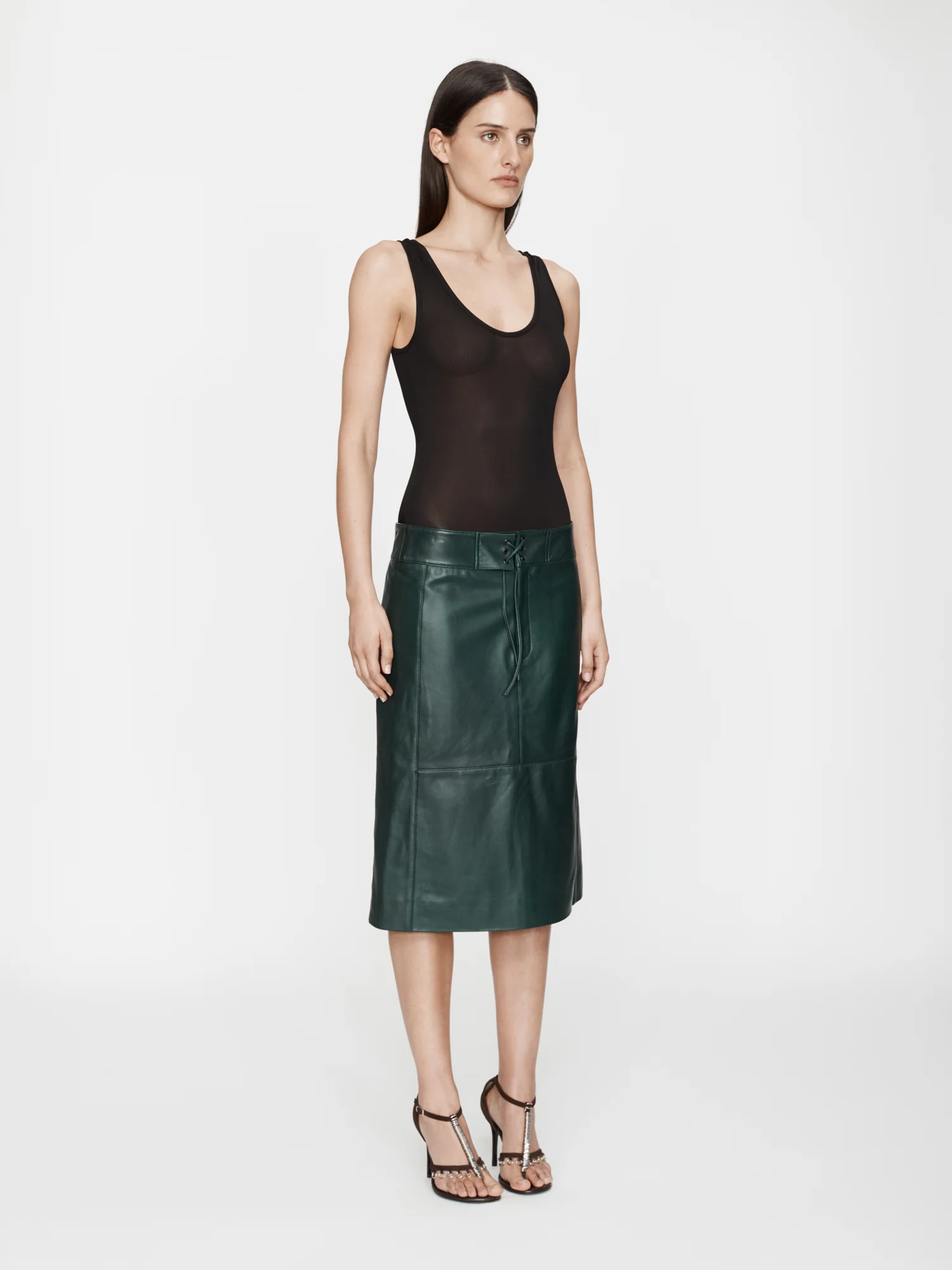 Eddie Leather Skirt - Image 6
