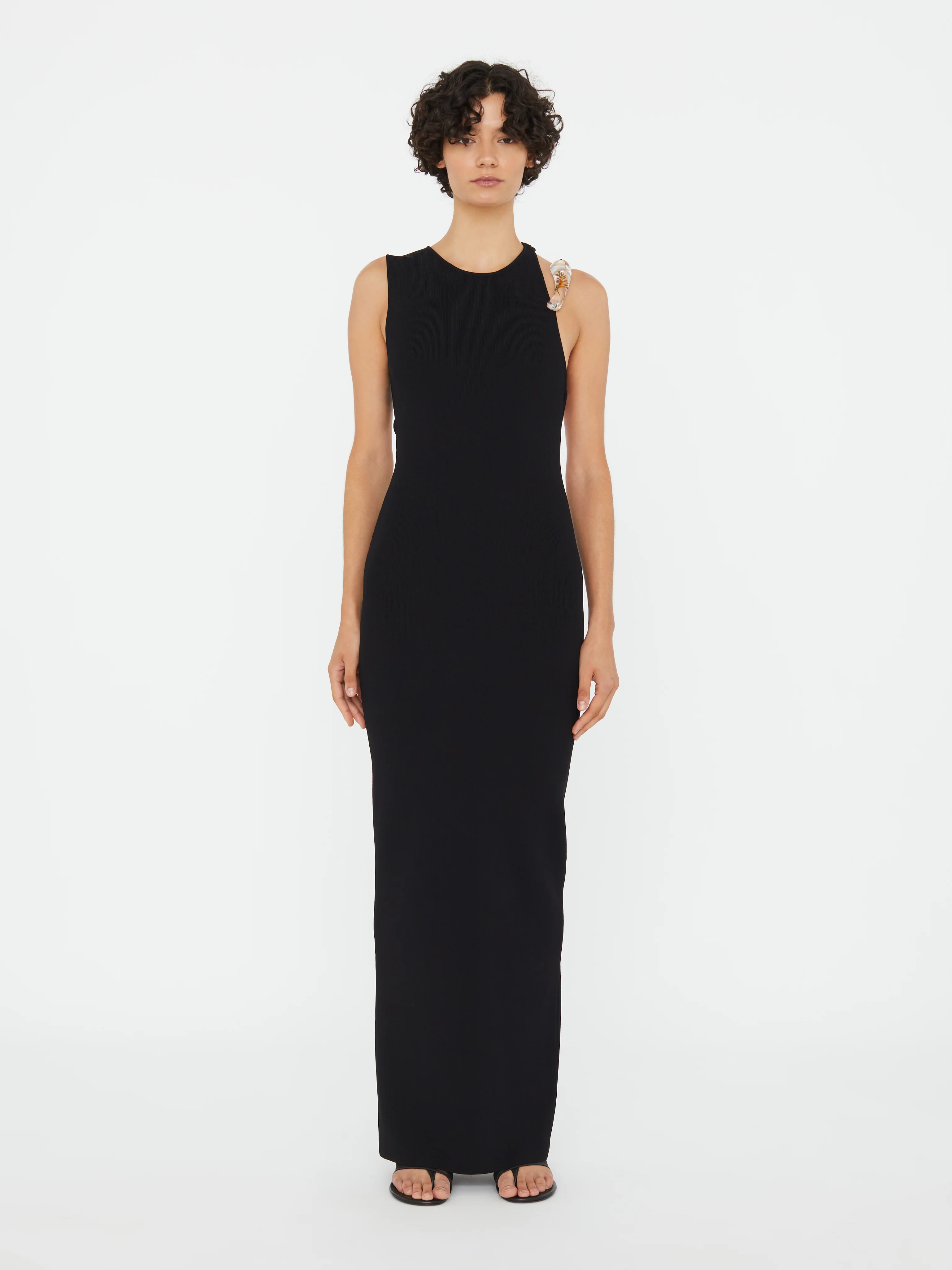 Encased Nature Resin Knit Column Dress - Image 4