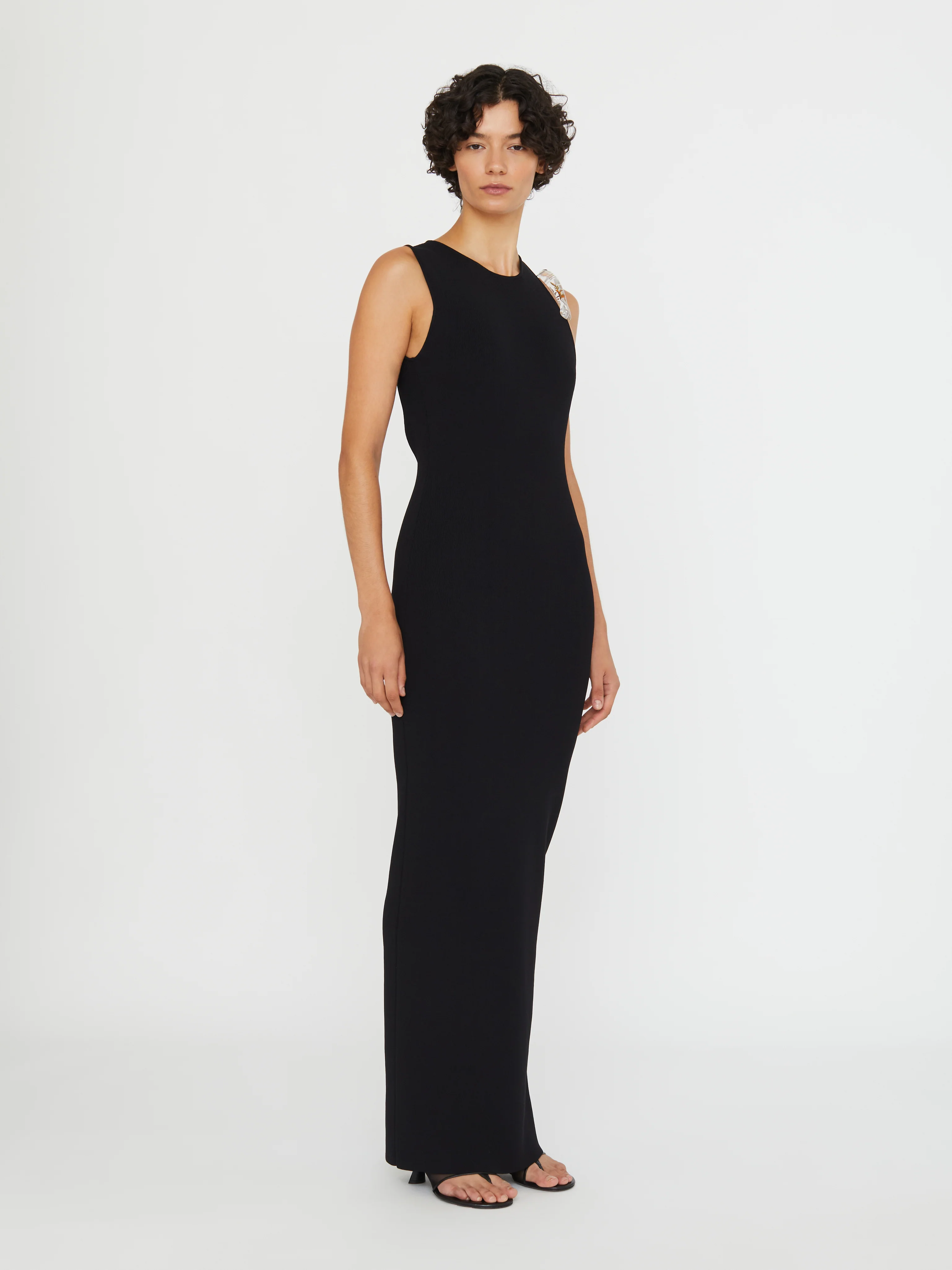 Encased Nature Resin Knit Column Dress - Image 5