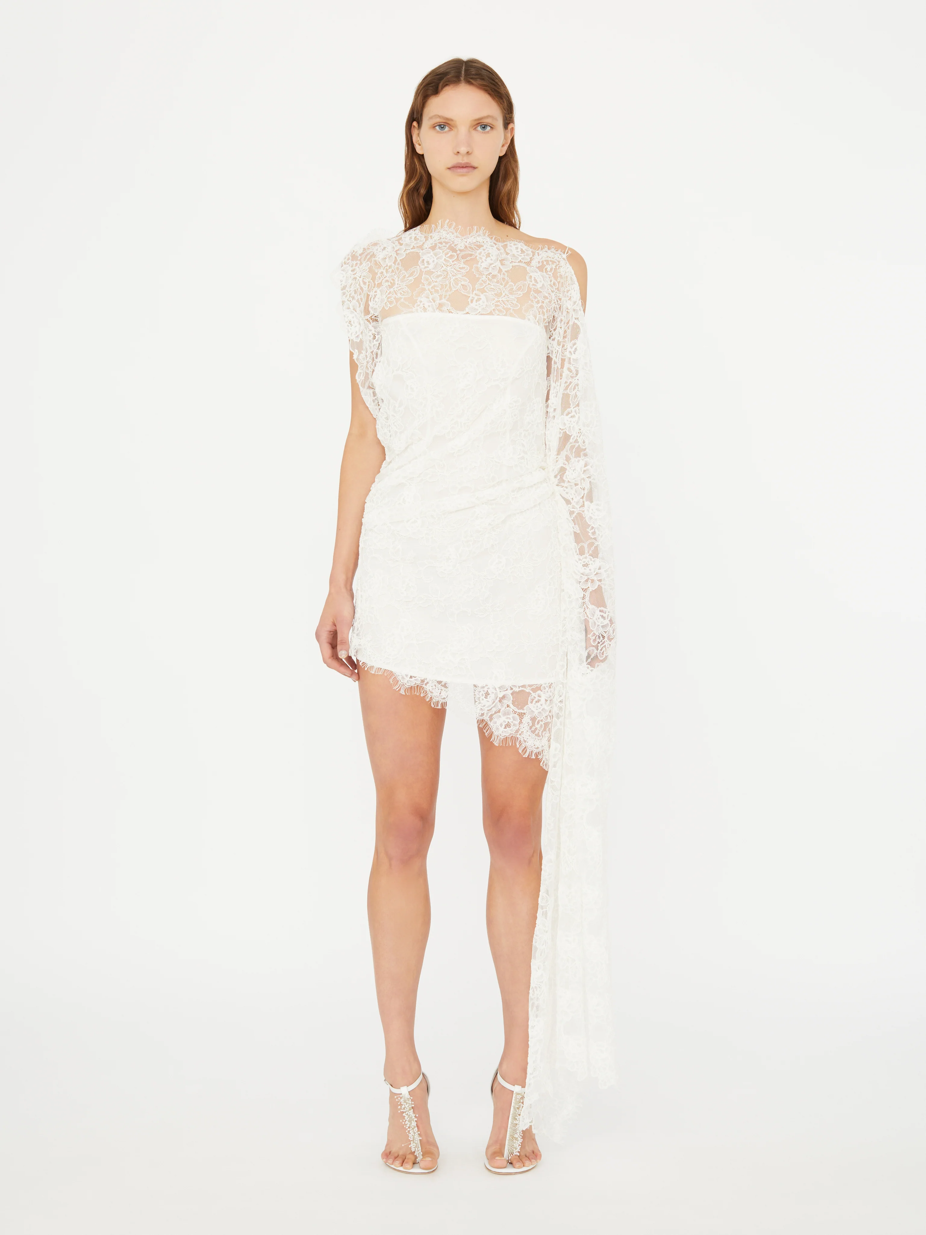 Floating Lace Mini Dress